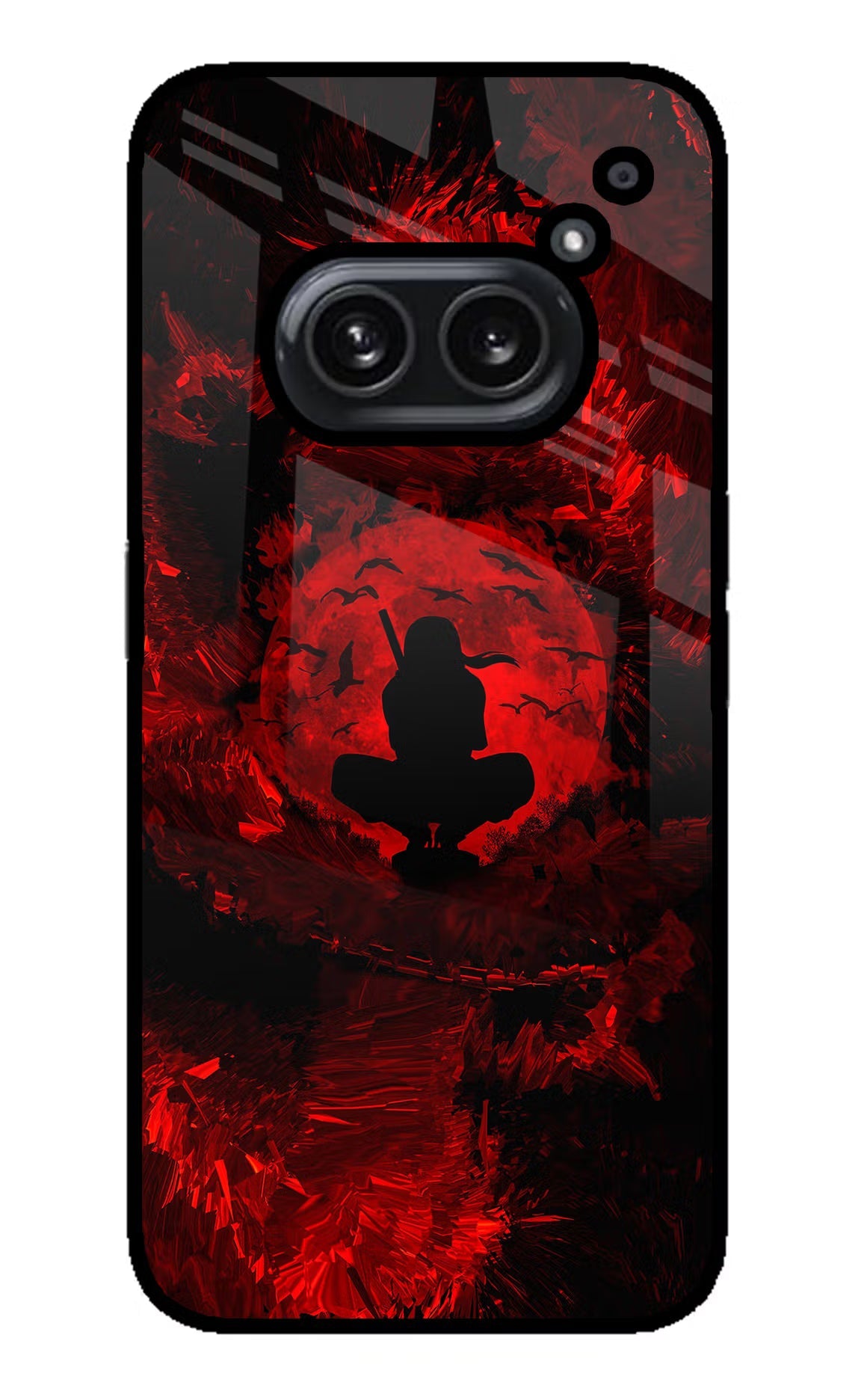 Itachi Uchiha Nothing Phone 2A Plus Glass Case Back Cover by Casekaro