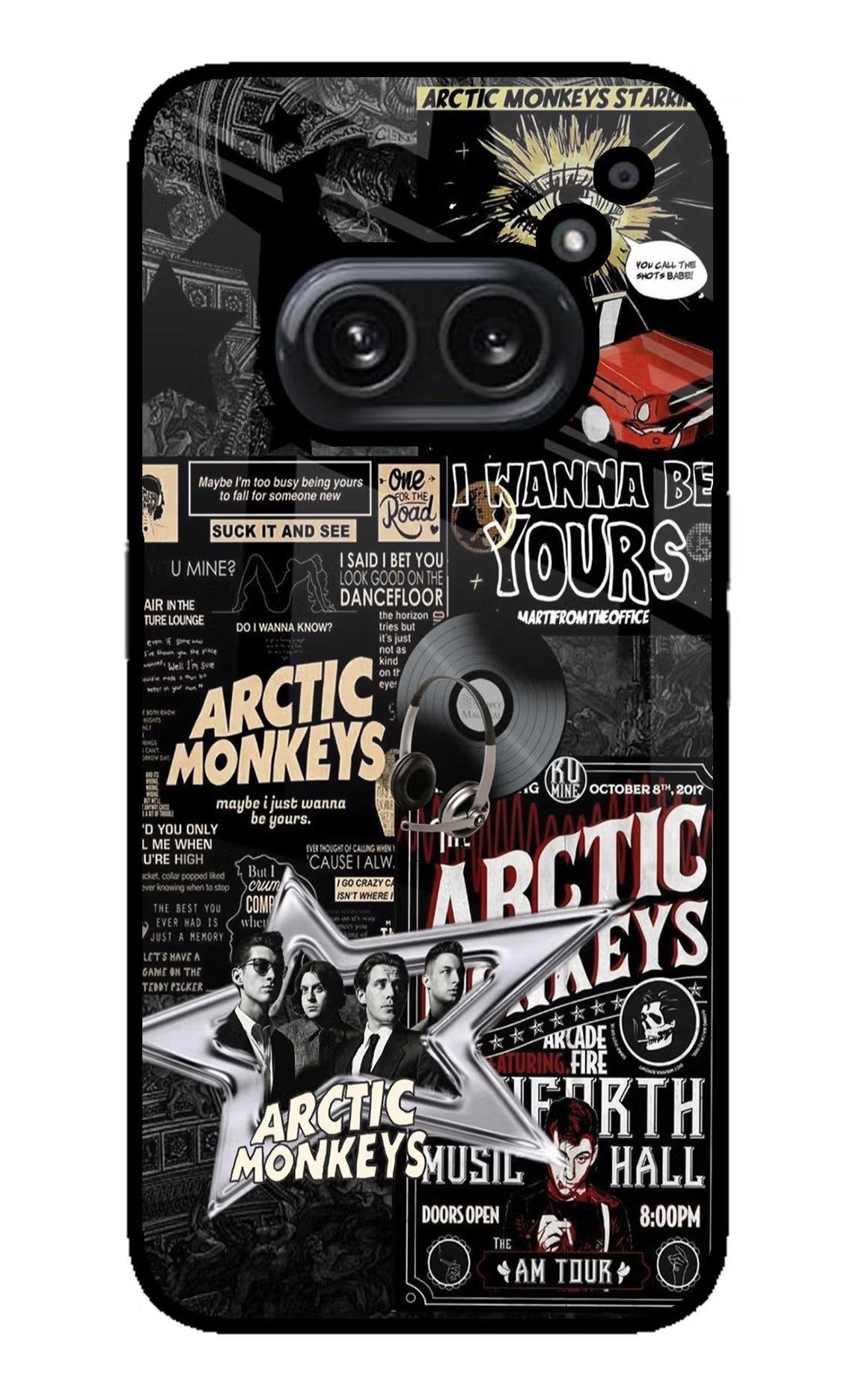 Arctic Monkeys Nothing Phone 2A Plus Glass Case Back Cover by Casekaro