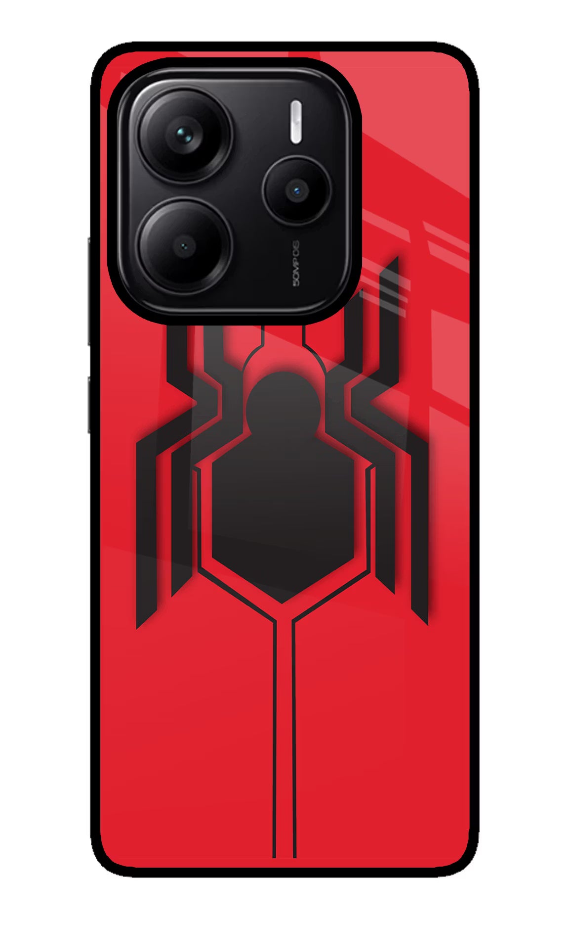 Spider Redmi Note 14 5G Glass Case Back Cover by Casekaro