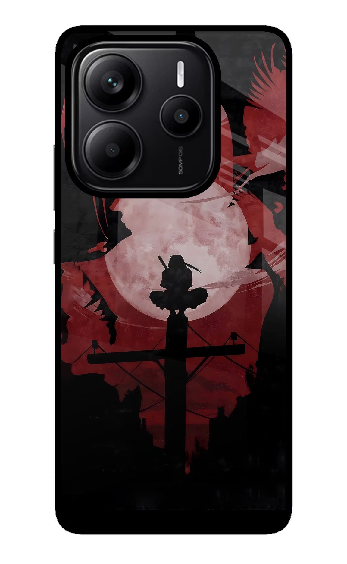 Naruto Anime Redmi Note 14 5G Glass Case Back Cover by Casekaro