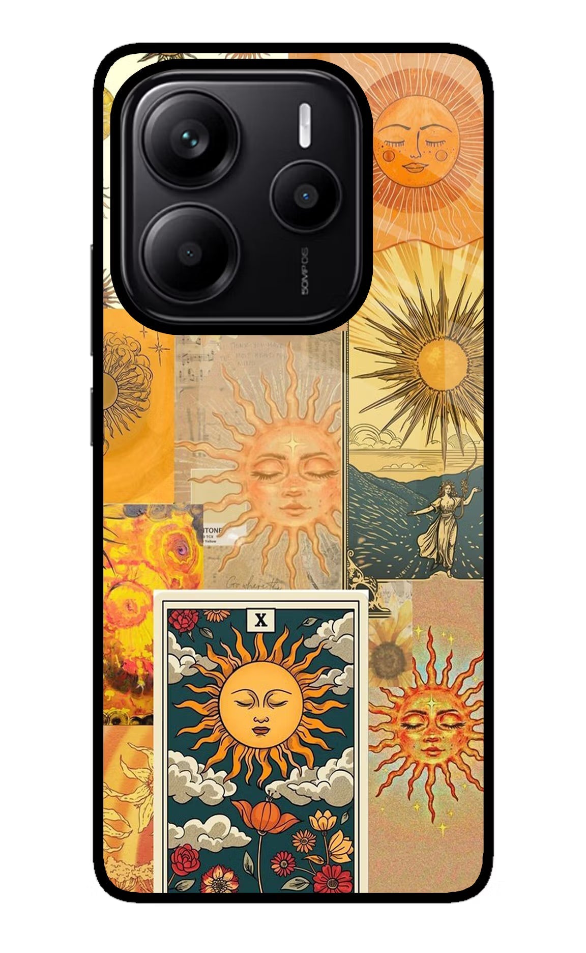 Sun Redmi Note 14 5G Glass Case Back Cover by Casekaro