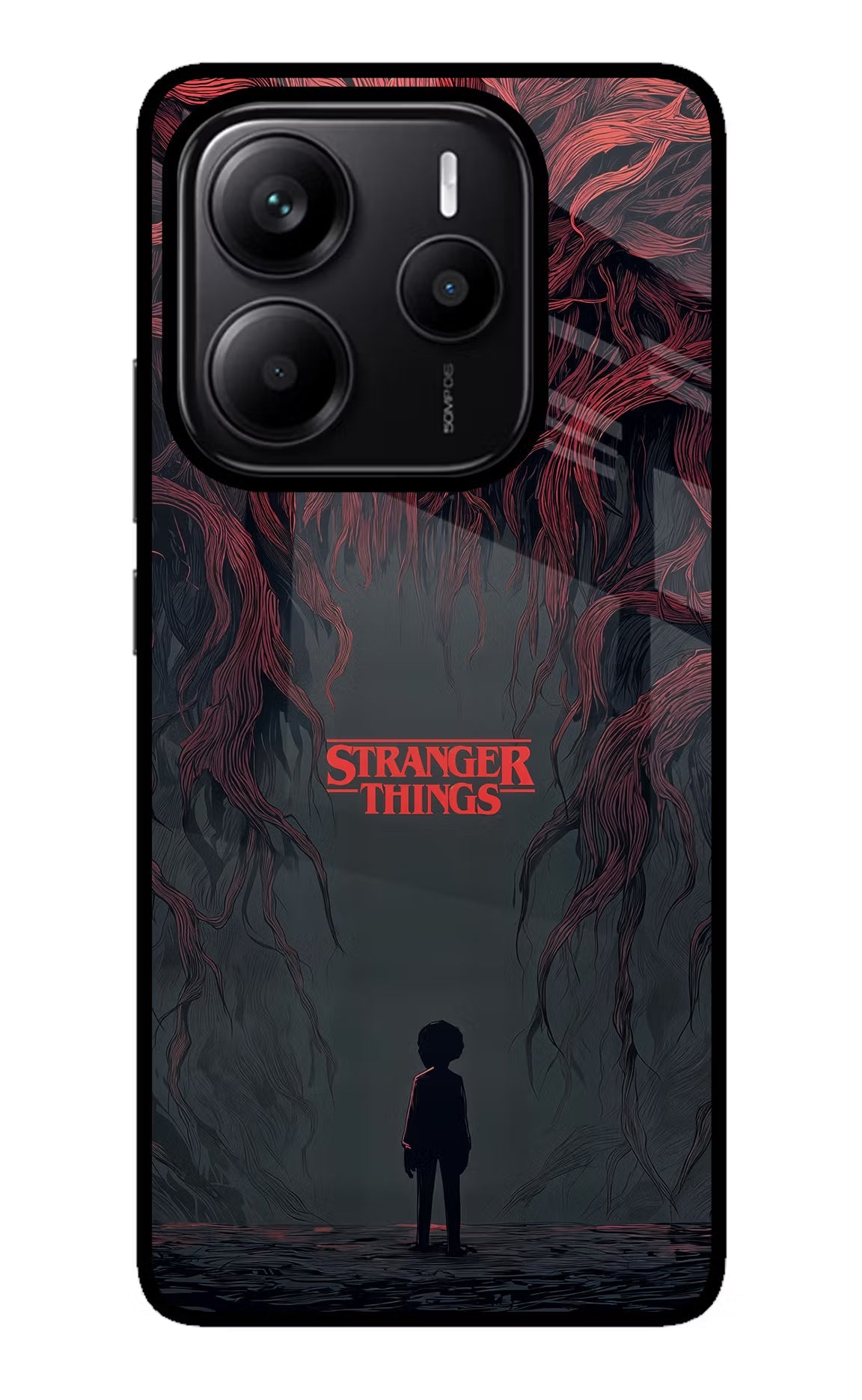 Ordinary Things Dark Side Redmi Note 14 5G Glass Case Back Cover by Casekaro
