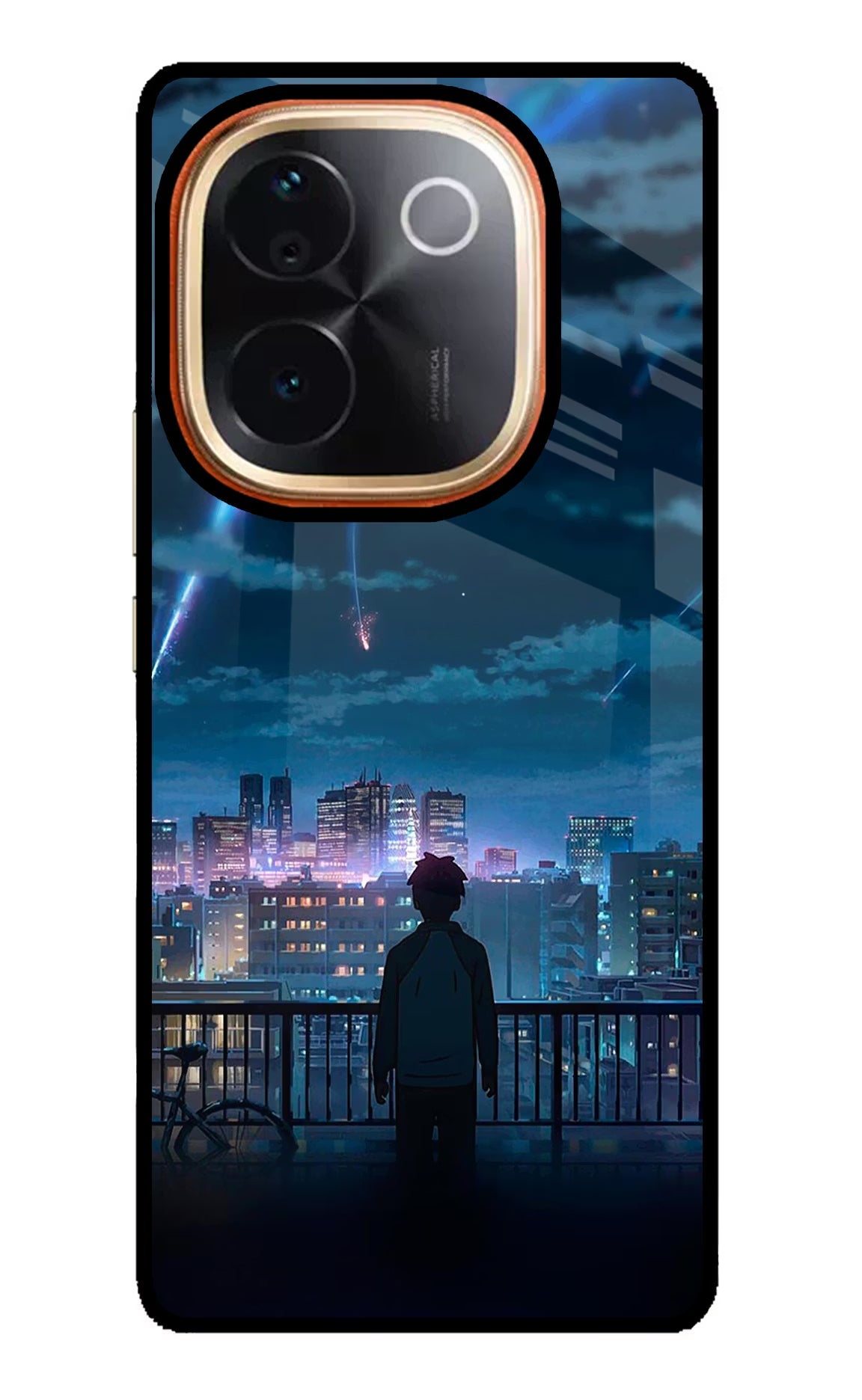 Anime IQOO Z9S Pro 5G Glass Case Back Cover by Casekaro