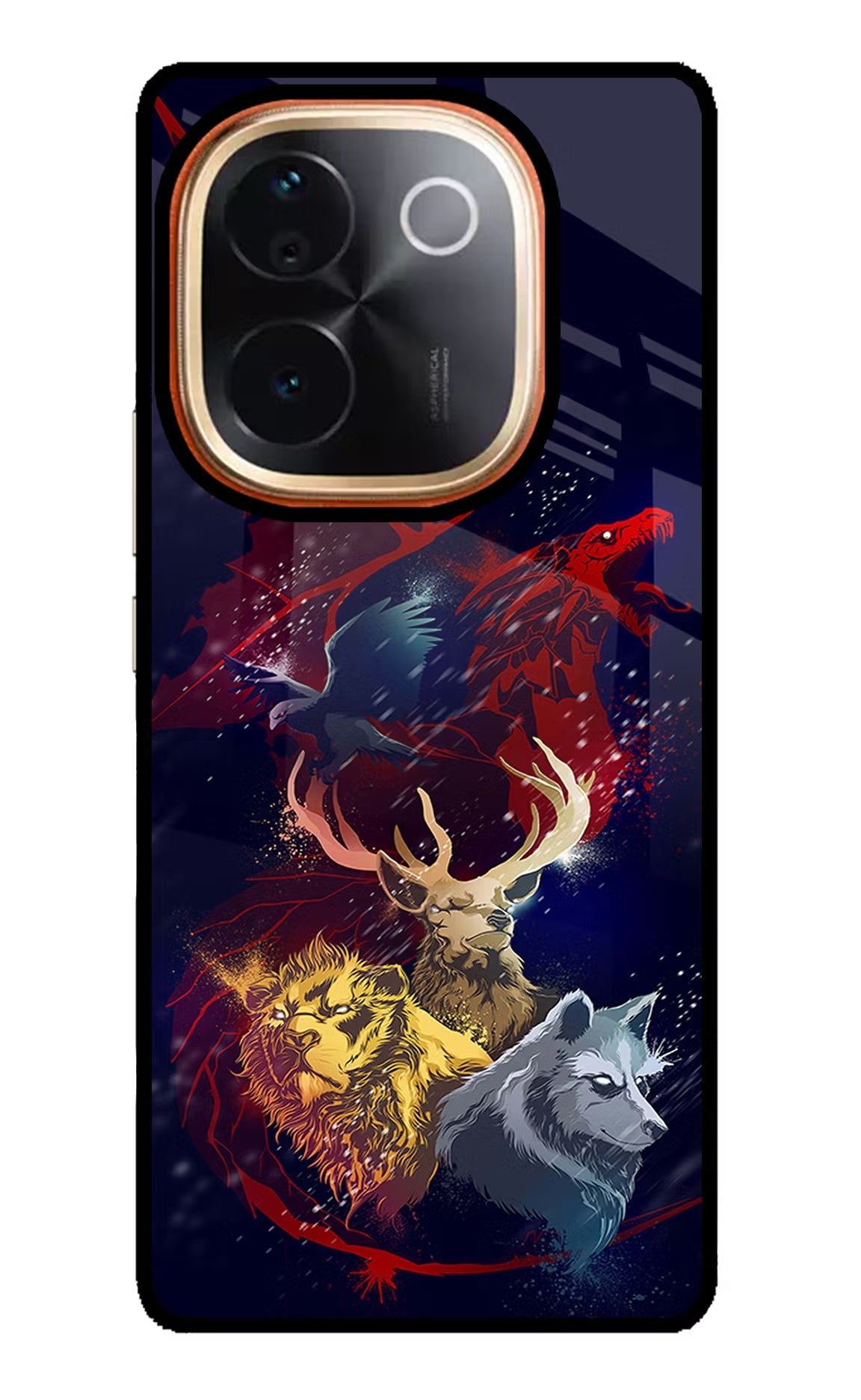 Game Of Thrones IQOO Z9S Pro 5G Glass Case Back Cover by Casekaro