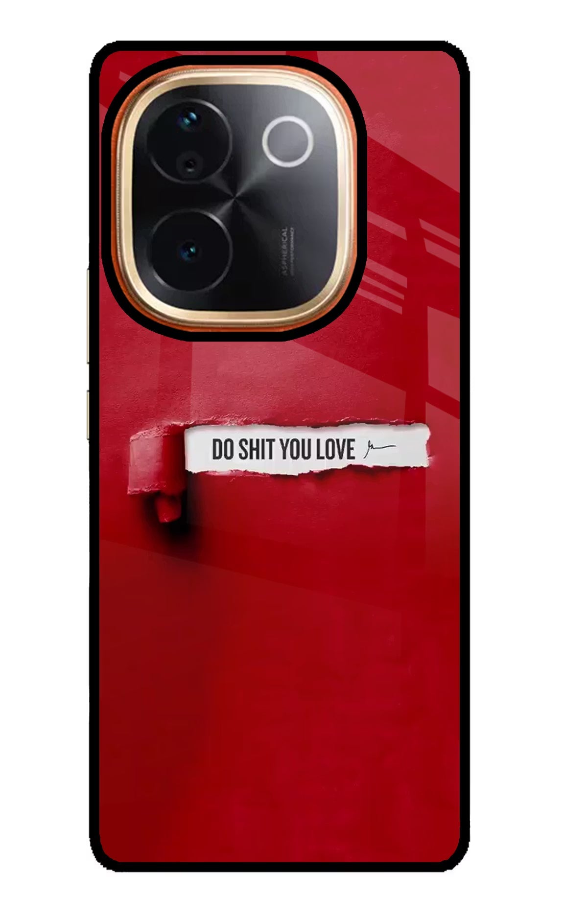 Do Shit You Love IQOO Z9S Pro 5G Glass Case Back Cover by Casekaro