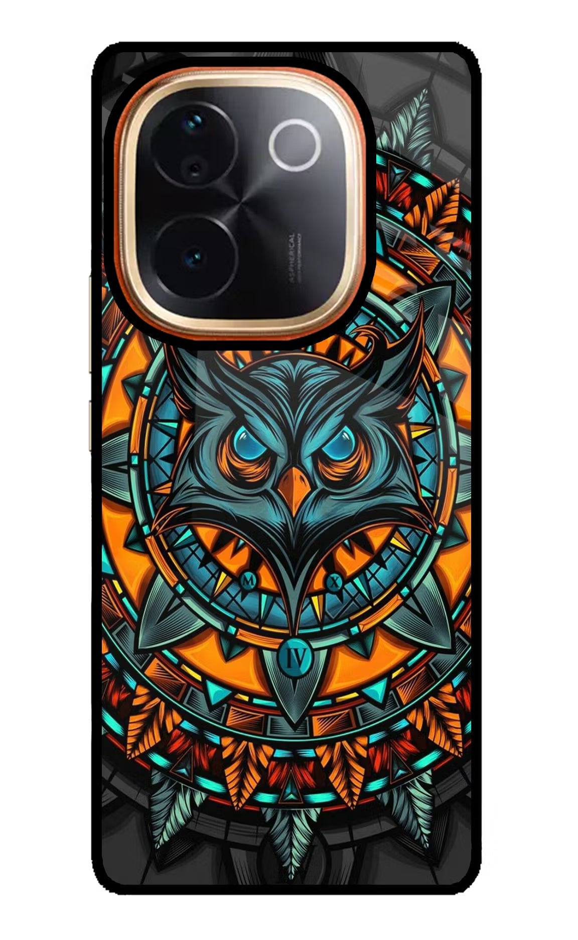 Angry Owl Art IQOO Z9S Pro 5G Glass Case Back Cover by Casekaro