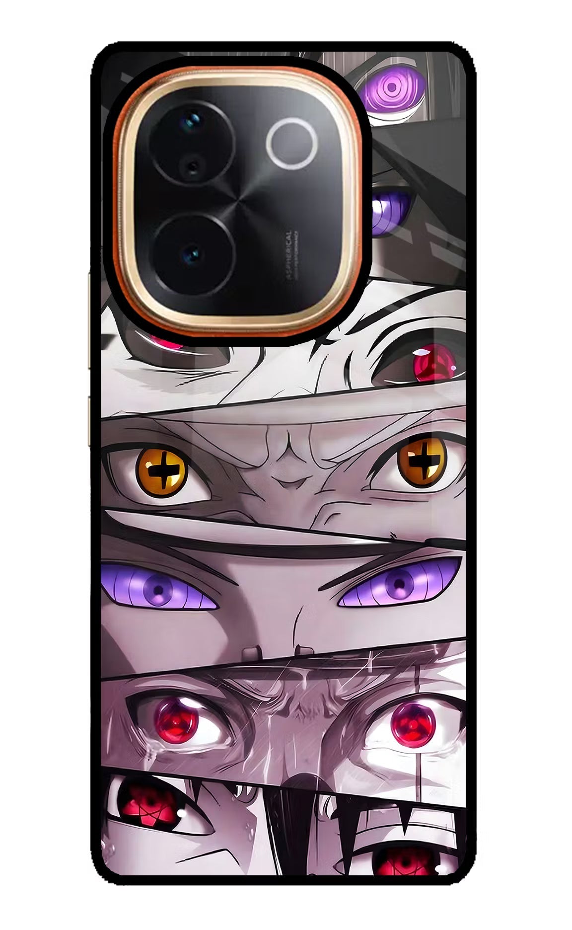 Naruto Anime IQOO Z9S Pro 5G Glass Case Back Cover by Casekaro