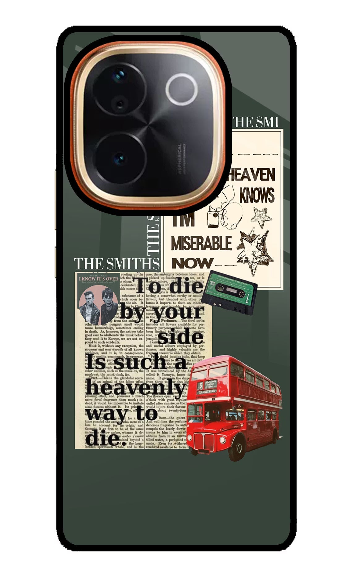 The Smiths IQOO Z9S Pro 5G Glass Case Back Cover by Casekaro