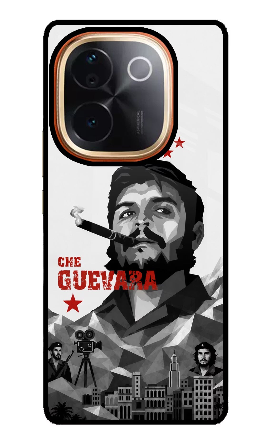 Che Guevara Iconic IQOO Z9S Pro 5G Glass Case Back Cover by Casekaro