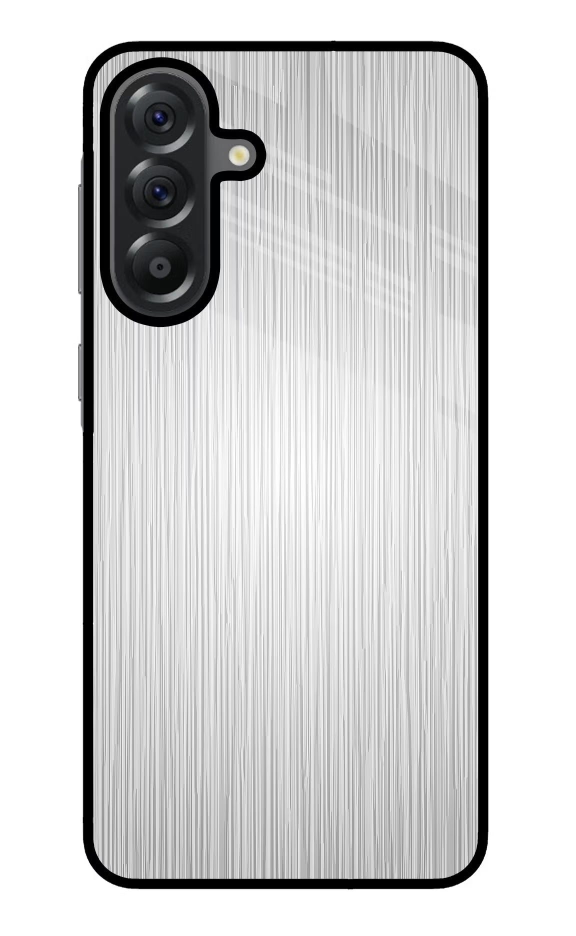 Wooden Grey Texture Samsung A56 5G Glass Case Back Cover by Casekaro