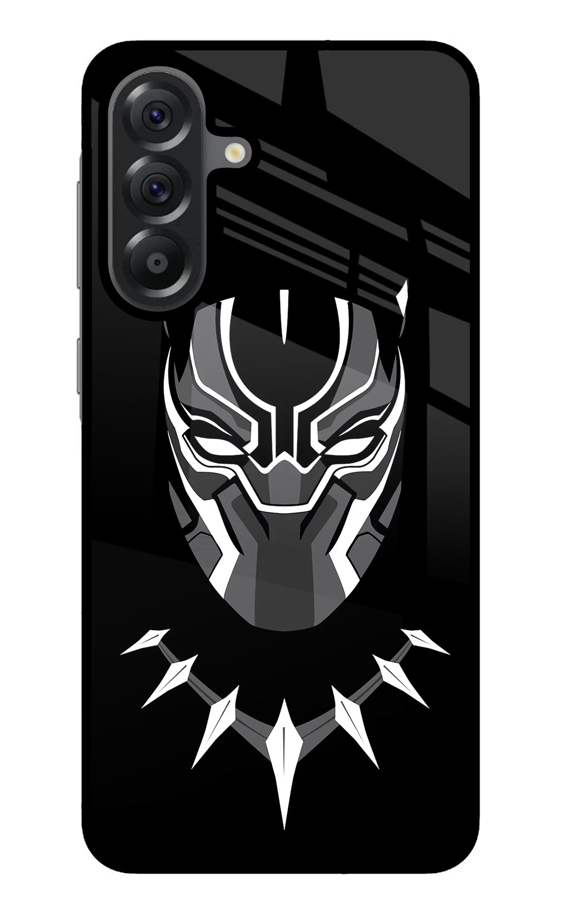Black Panther Samsung A56 5G Glass Case Back Cover by Casekaro