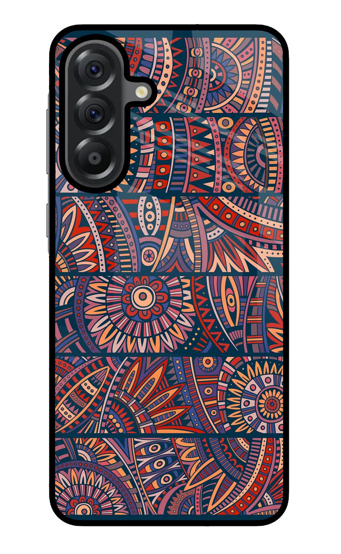 African Culture Design Samsung A56 5G Glass Case Back Cover by Casekaro
