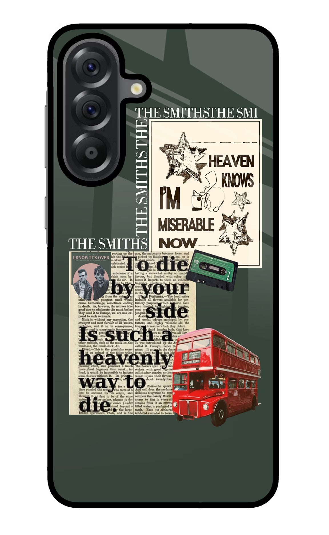 The Smiths Samsung A56 5G Glass Case Back Cover by Casekaro