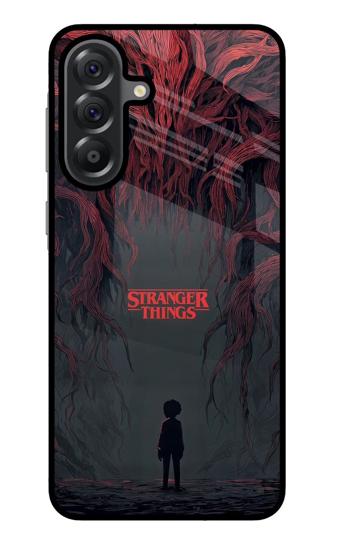 Ordinary Things Dark Side Samsung A56 5G Glass Case Back Cover by Casekaro