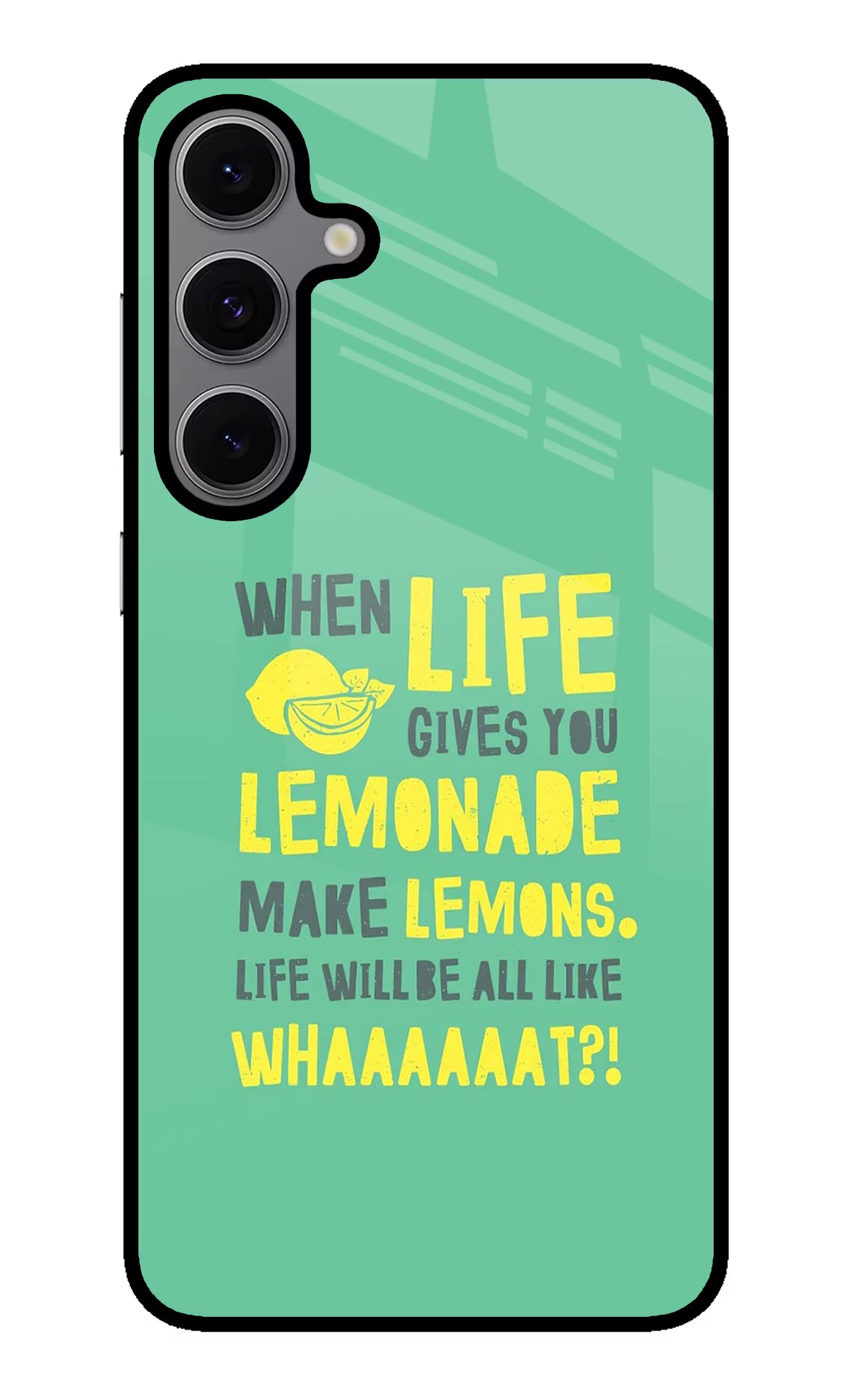 Quote Samsung S24 FE 5G Glass Case Back Cover by Casekaro