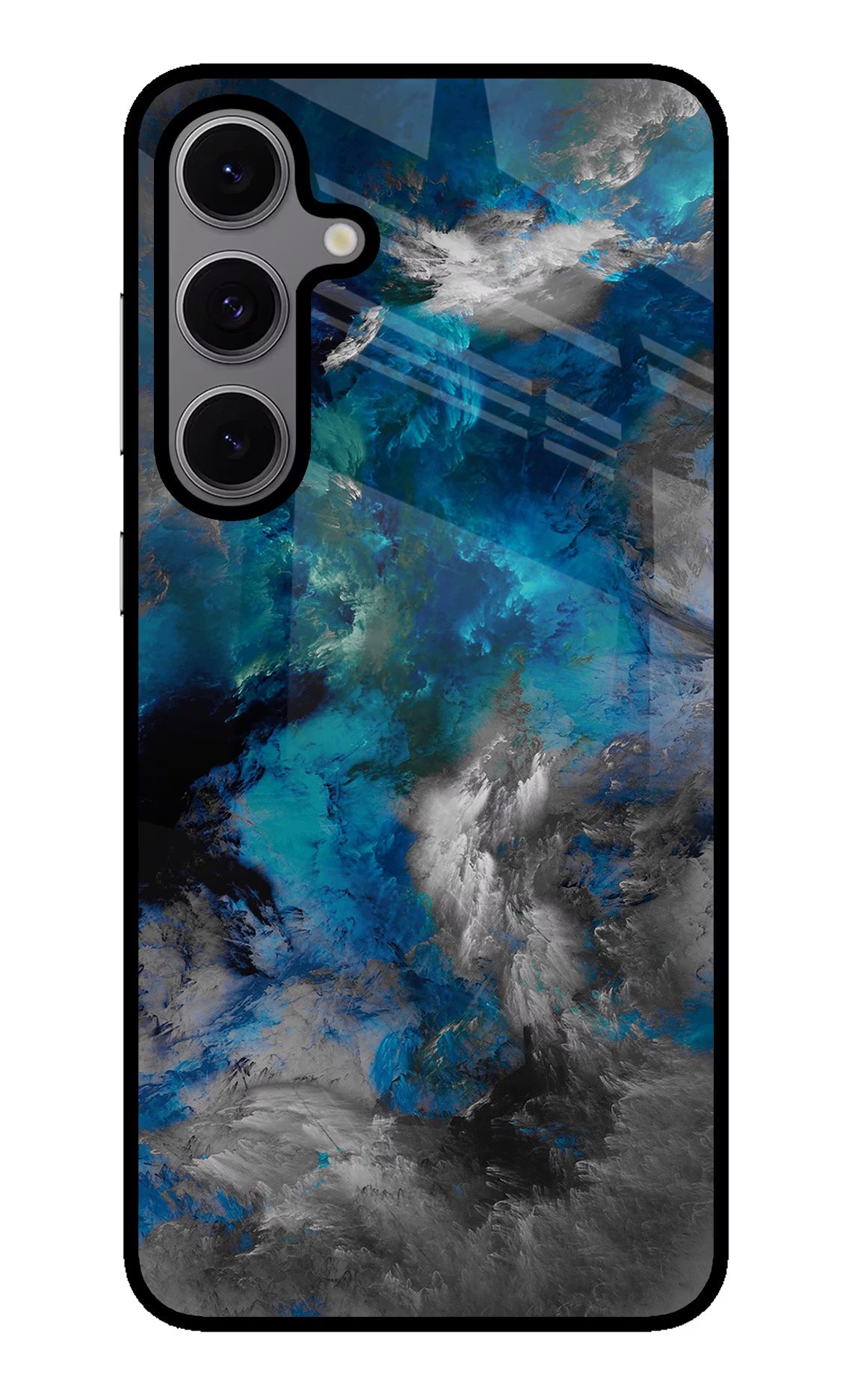 Artwork Samsung S24 FE 5G Glass Case Back Cover by Casekaro