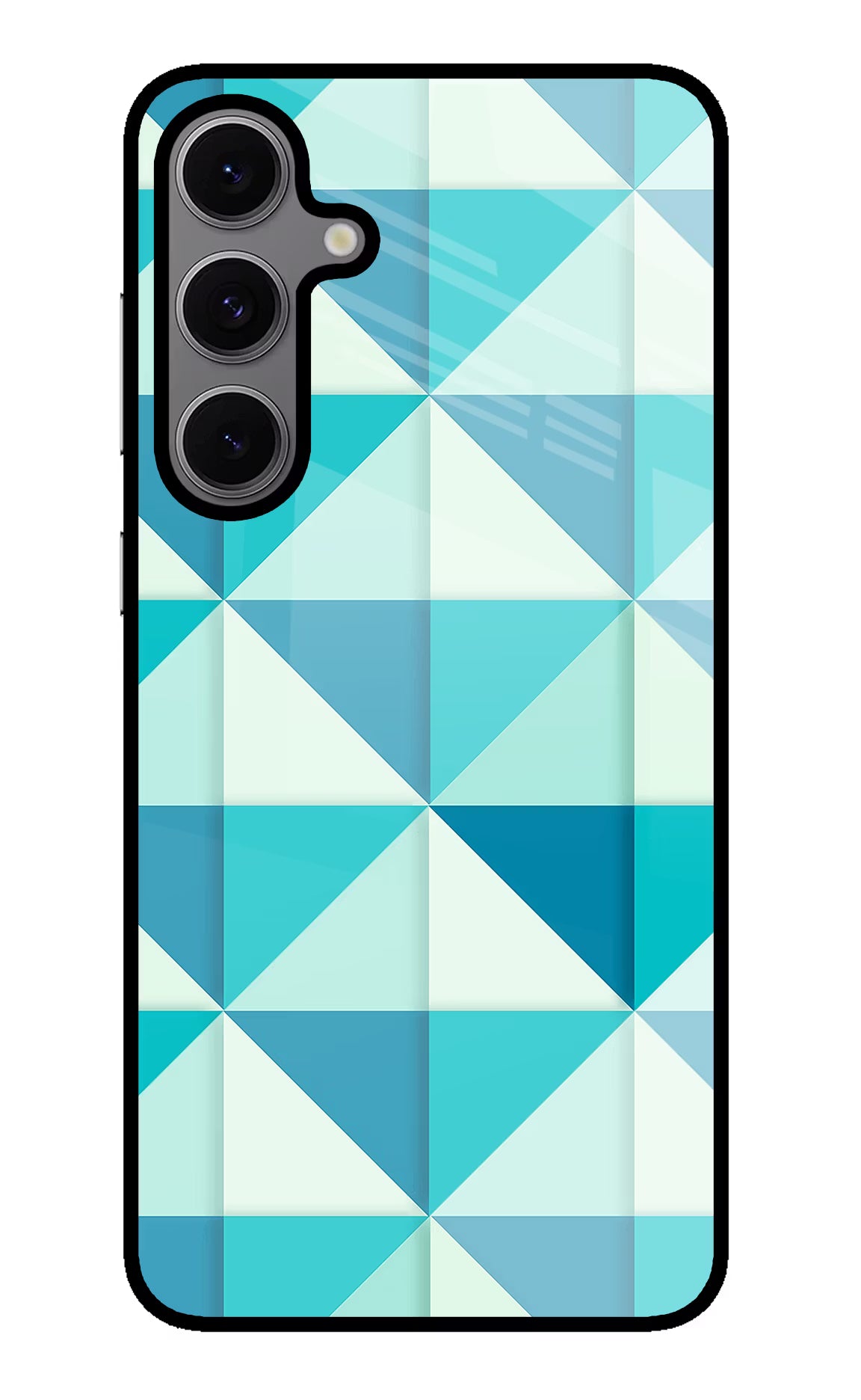 Abstract Samsung S24 FE 5G Glass Case Back Cover by Casekaro