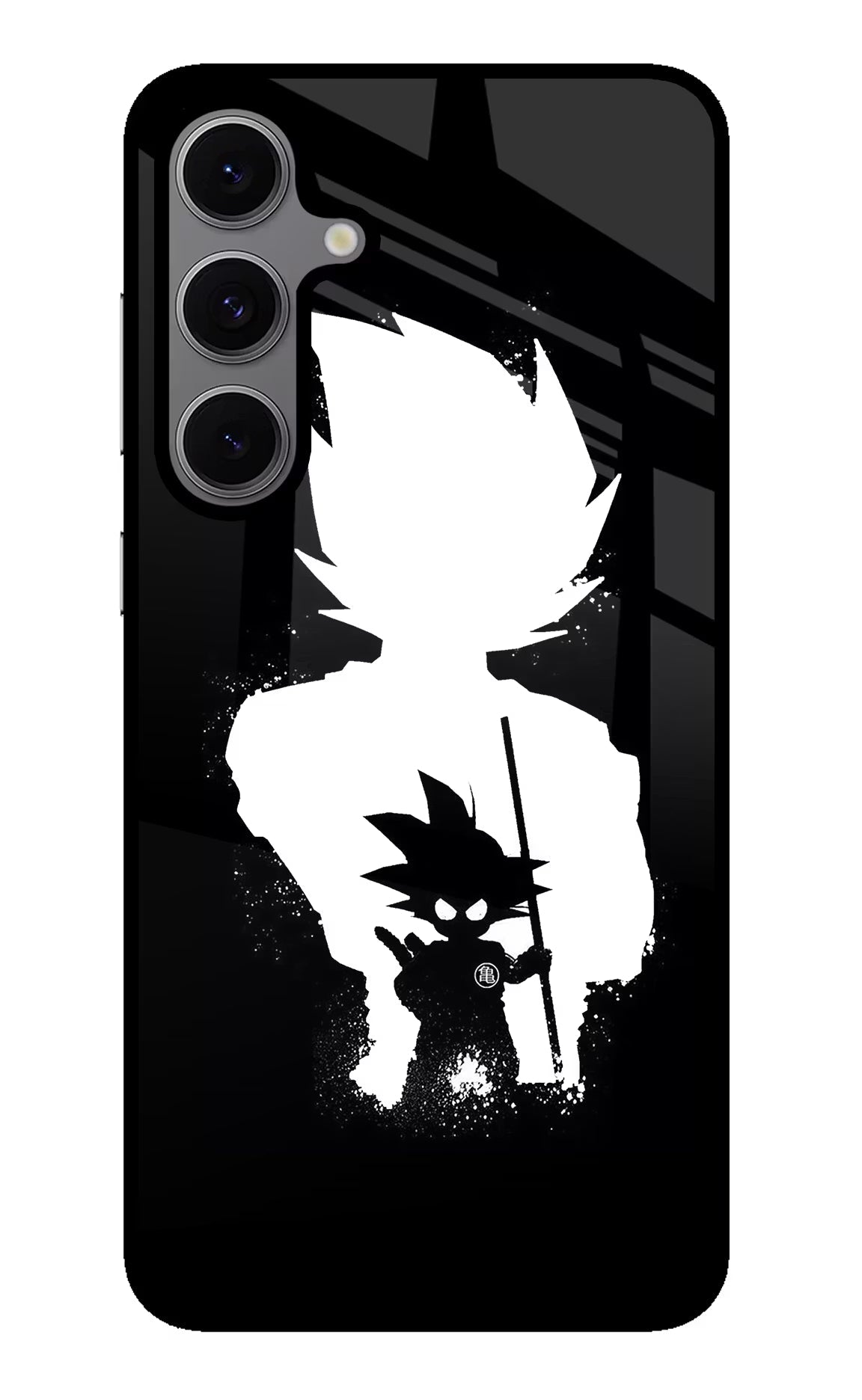 Goku Shadow Samsung S24 FE 5G Glass Case Back Cover by Casekaro