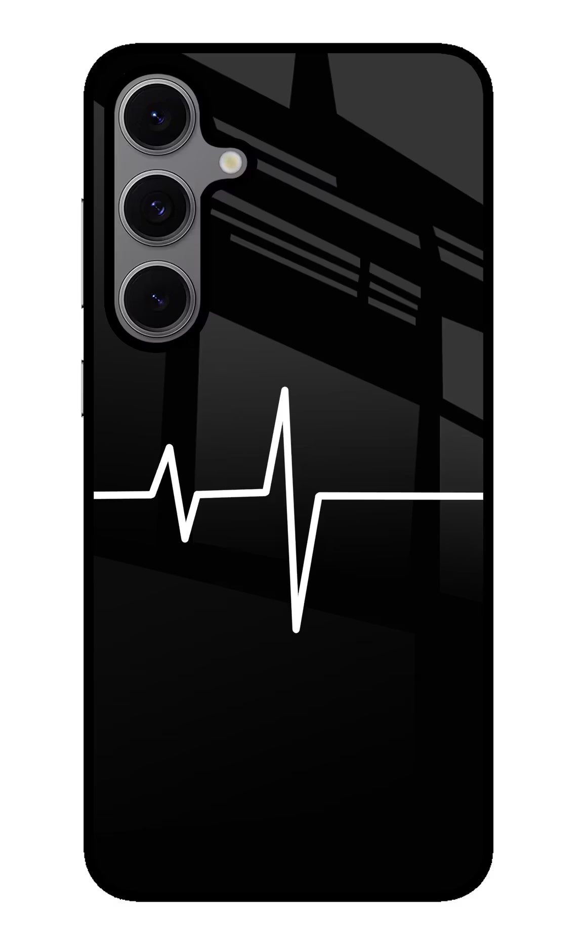 Heart Beats Samsung S24 FE 5G Glass Case Back Cover by Casekaro