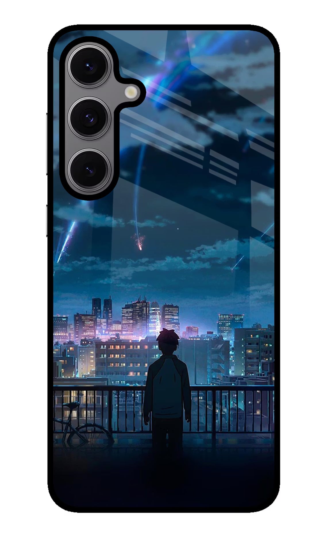 Anime Samsung S24 FE 5G Glass Case Back Cover by Casekaro