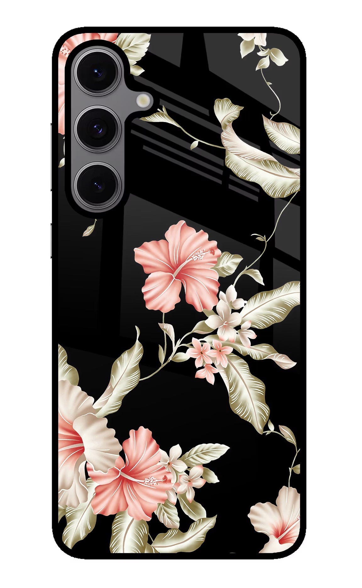 Flowers Samsung S24 FE 5G Glass Case Back Cover by Casekaro