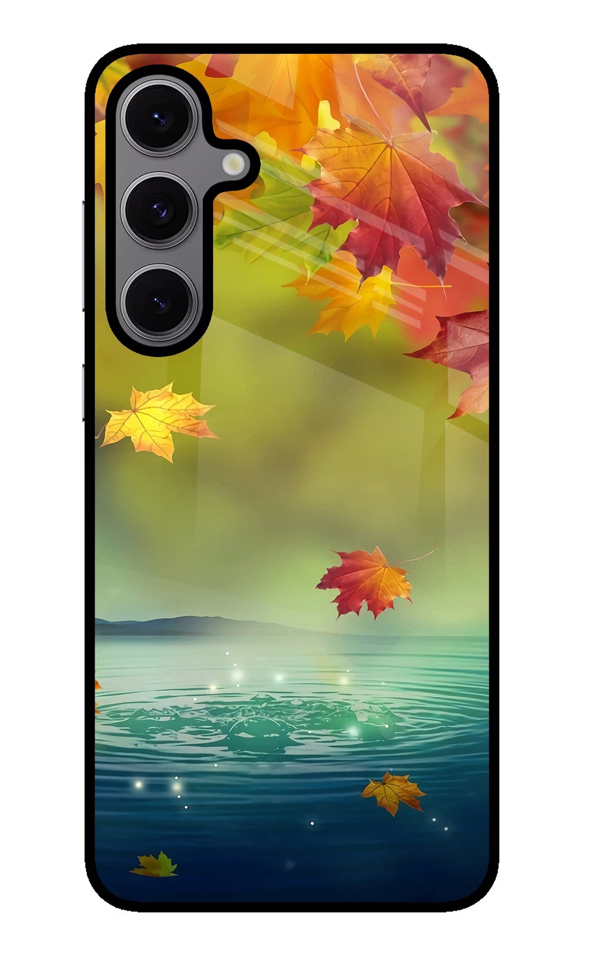 Flowers Samsung S24 FE 5G Glass Case Back Cover by Casekaro