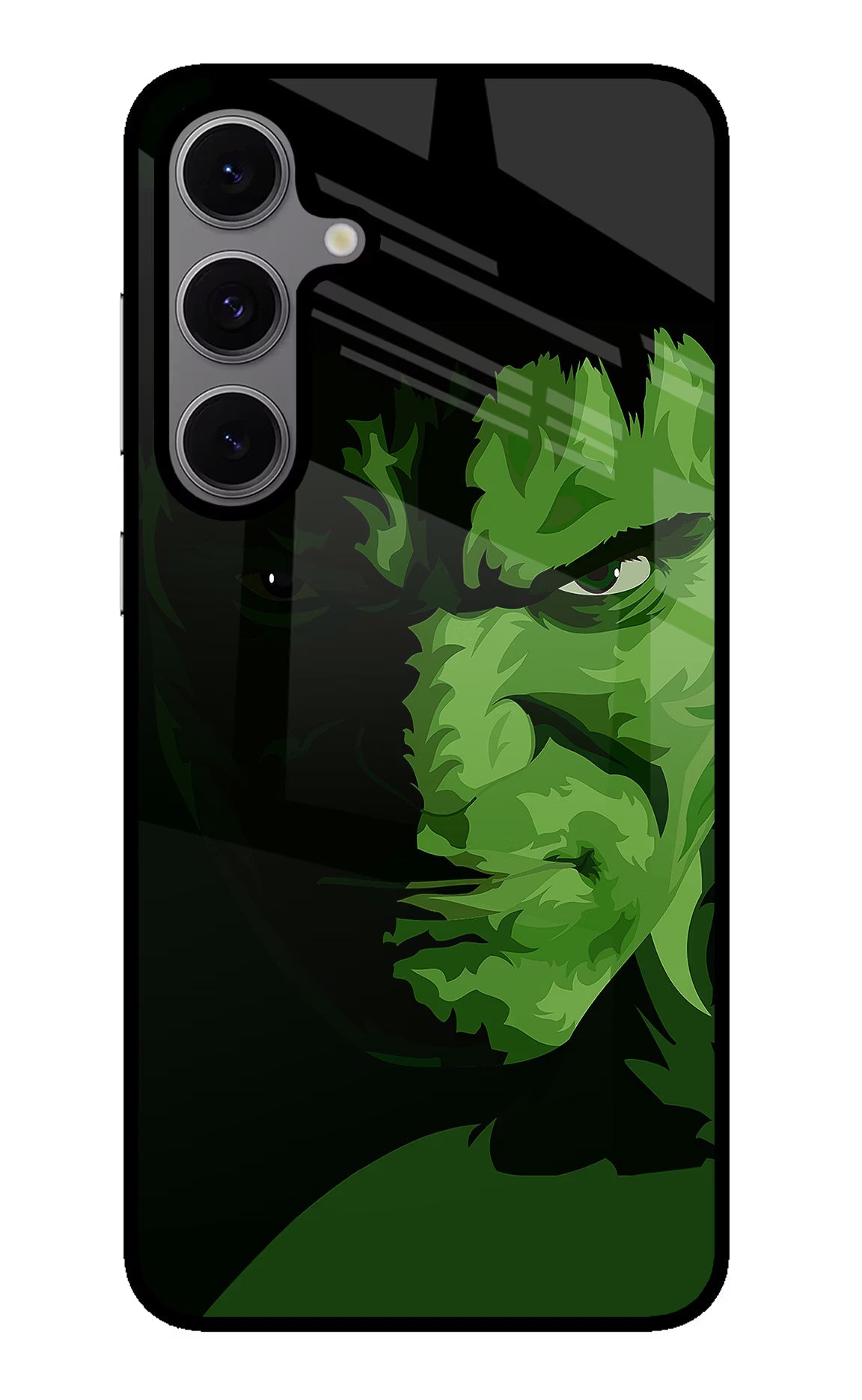 HULK Samsung S24 FE 5G Glass Case Back Cover by Casekaro