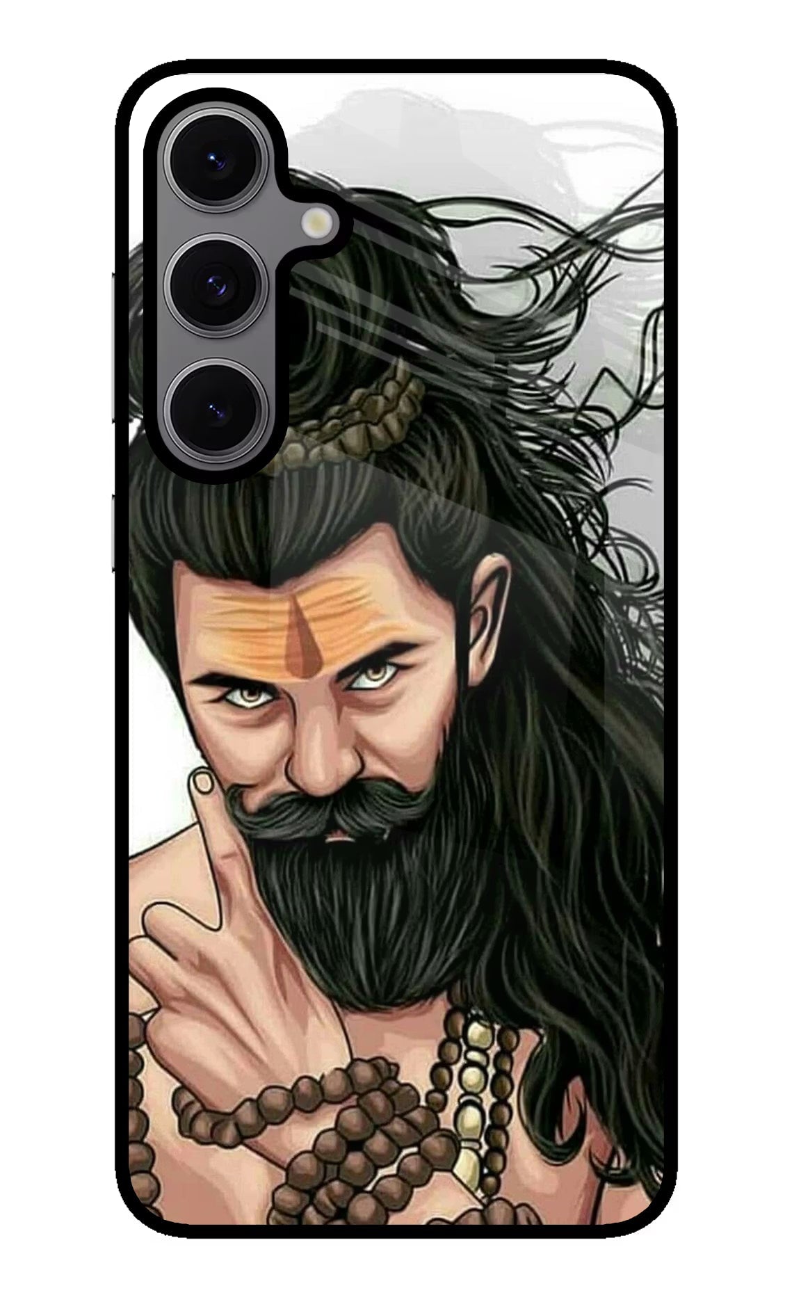 Mahadev Samsung S24 FE 5G Glass Case Back Cover by Casekaro
