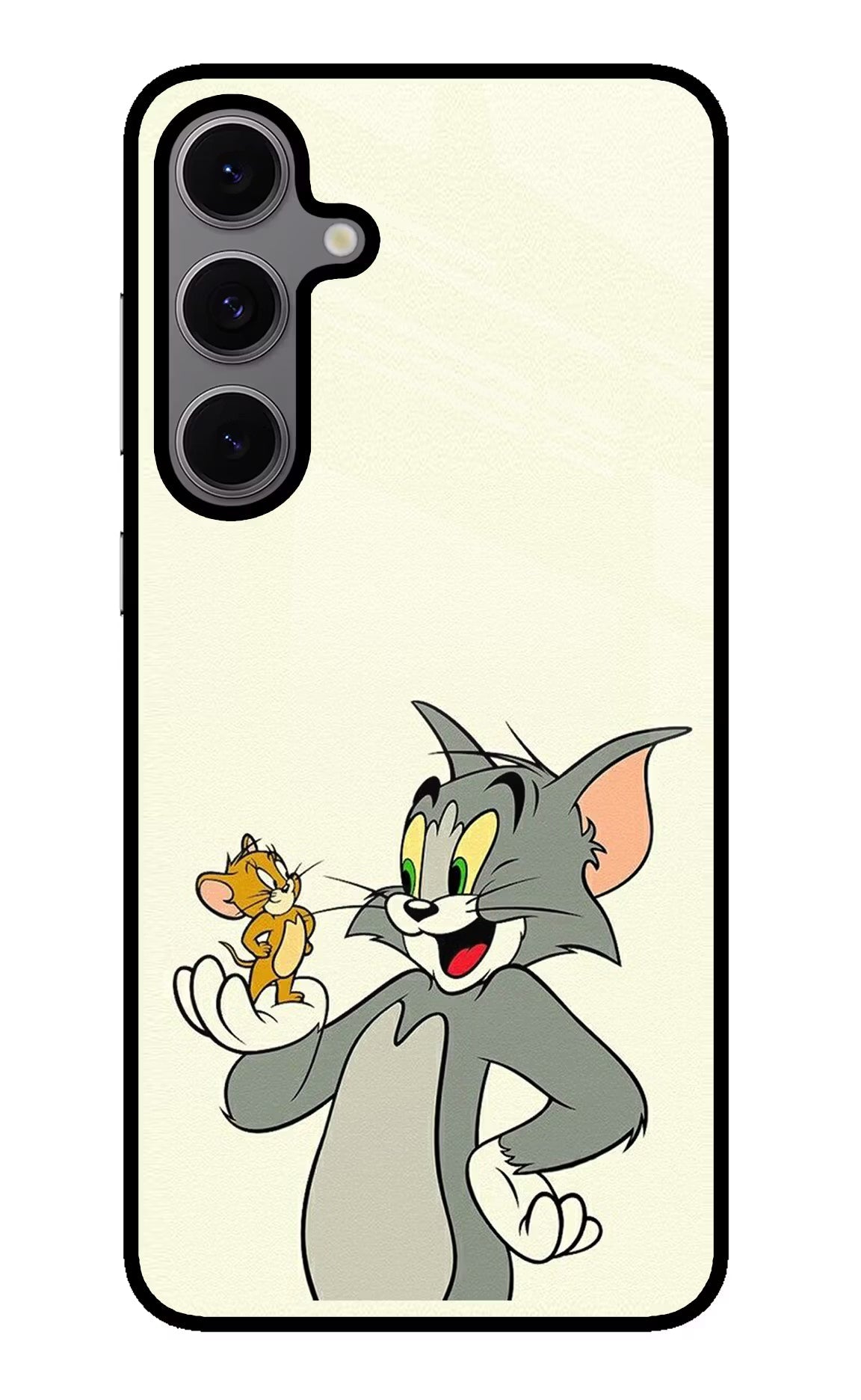 Tom & Jerry Samsung S24 FE 5G Glass Case Back Cover by Casekaro