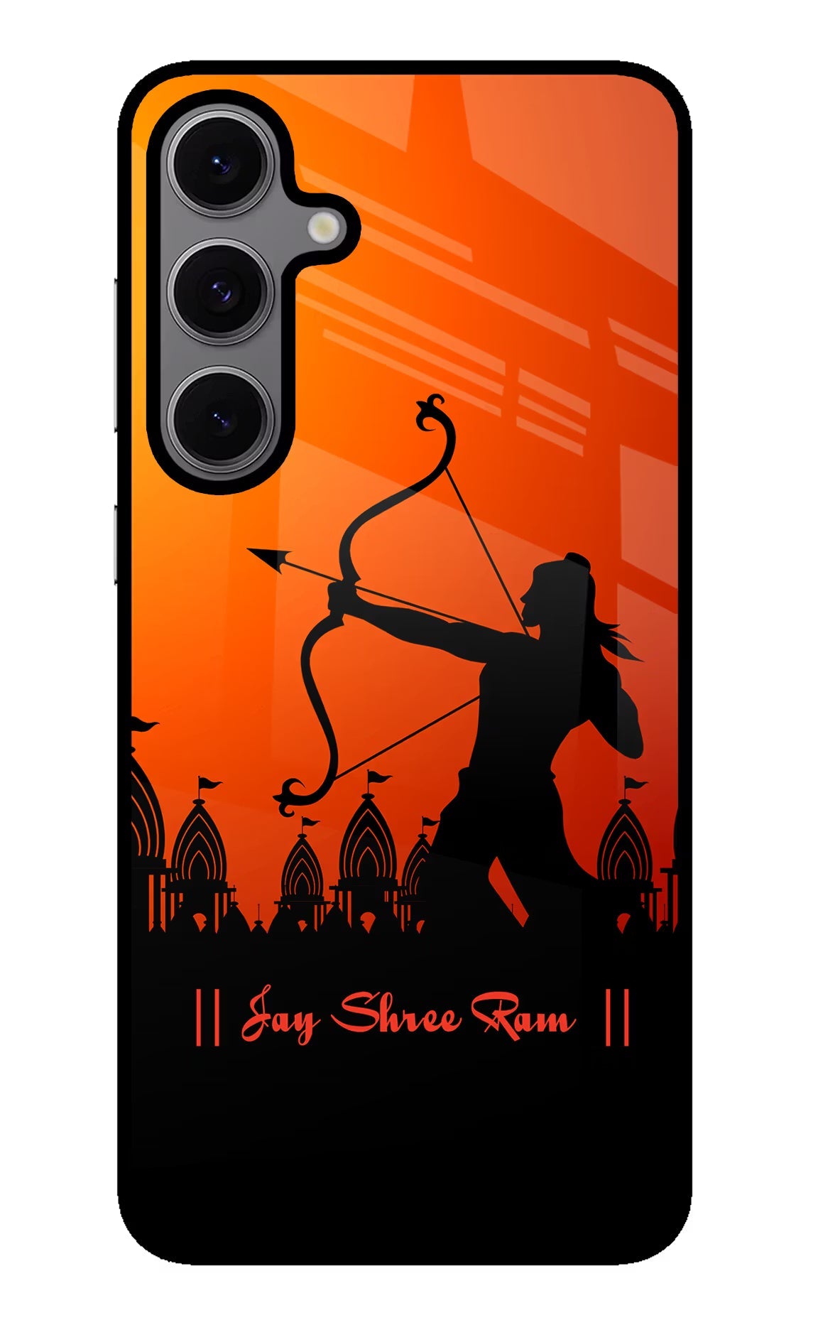 Lord Ram - 4 Samsung S24 FE 5G Glass Case Back Cover by Casekaro