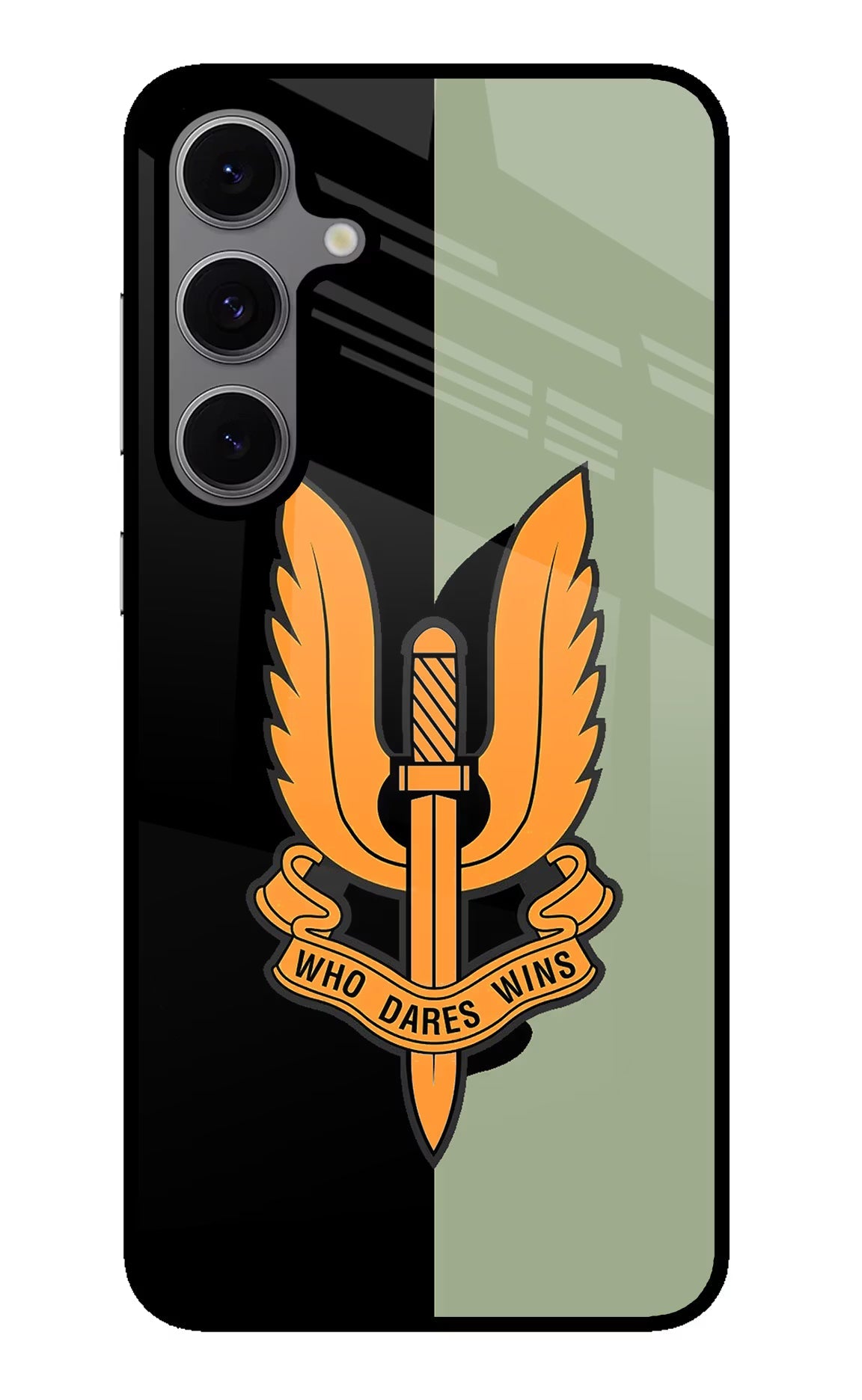 Balidan Logo Samsung S24 FE 5G Glass Case Back Cover by Casekaro