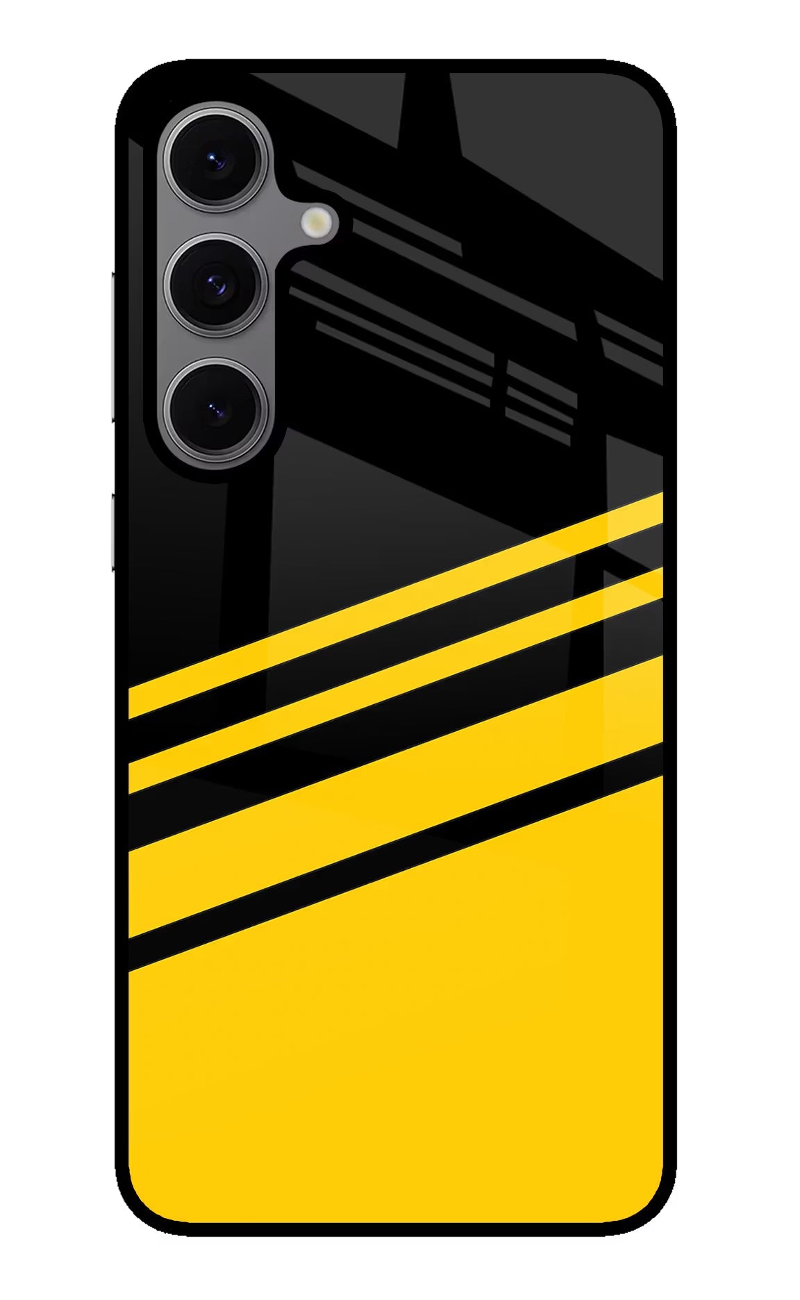 Yellow Shades Samsung S24 FE 5G Glass Case Back Cover by Casekaro
