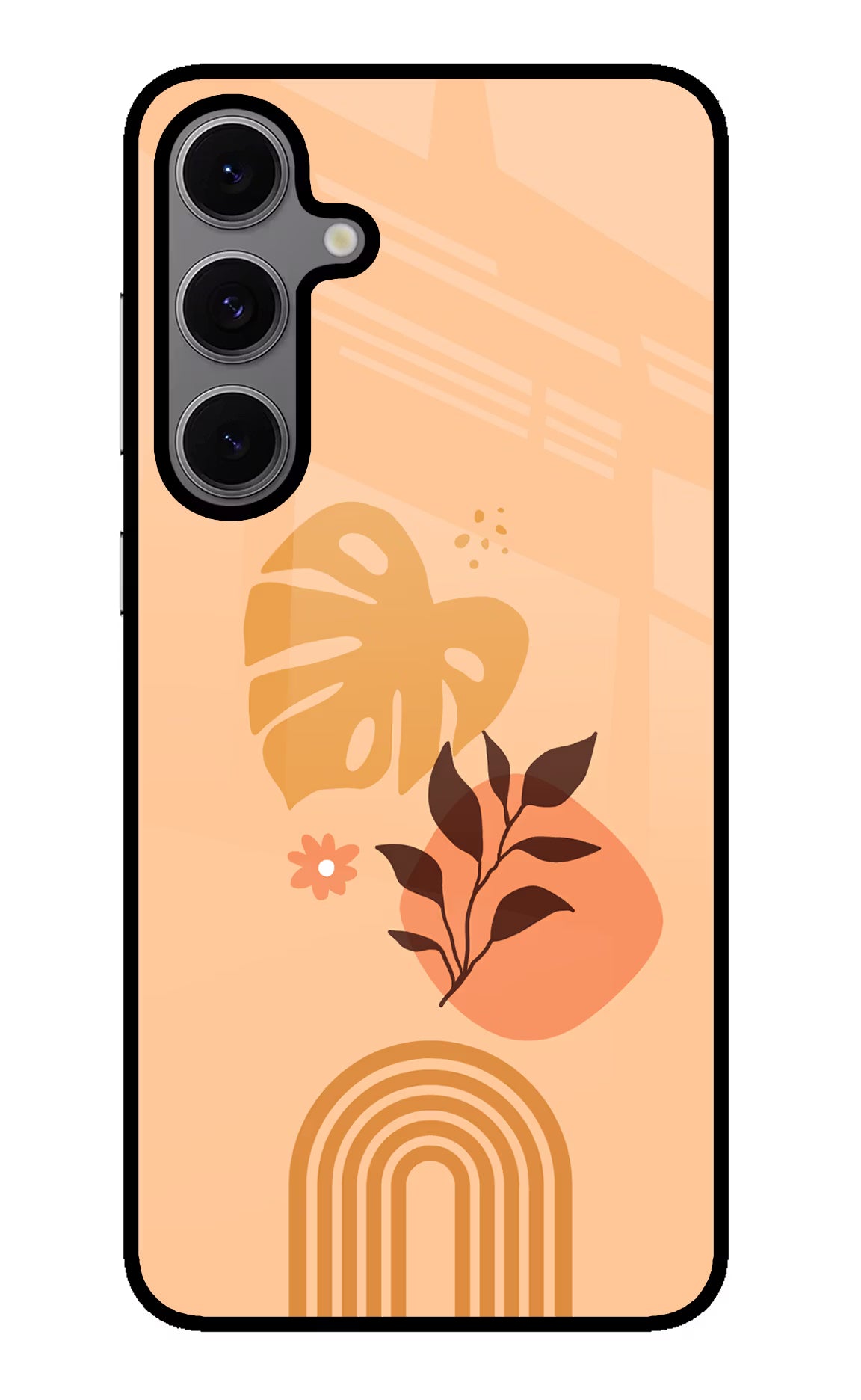 Bohemian Art Samsung S24 FE 5G Glass Case Back Cover by Casekaro