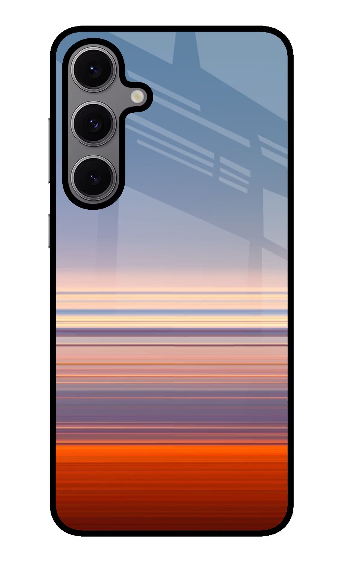 Morning Colors Samsung S24 FE 5G Glass Case Back Cover by Casekaro