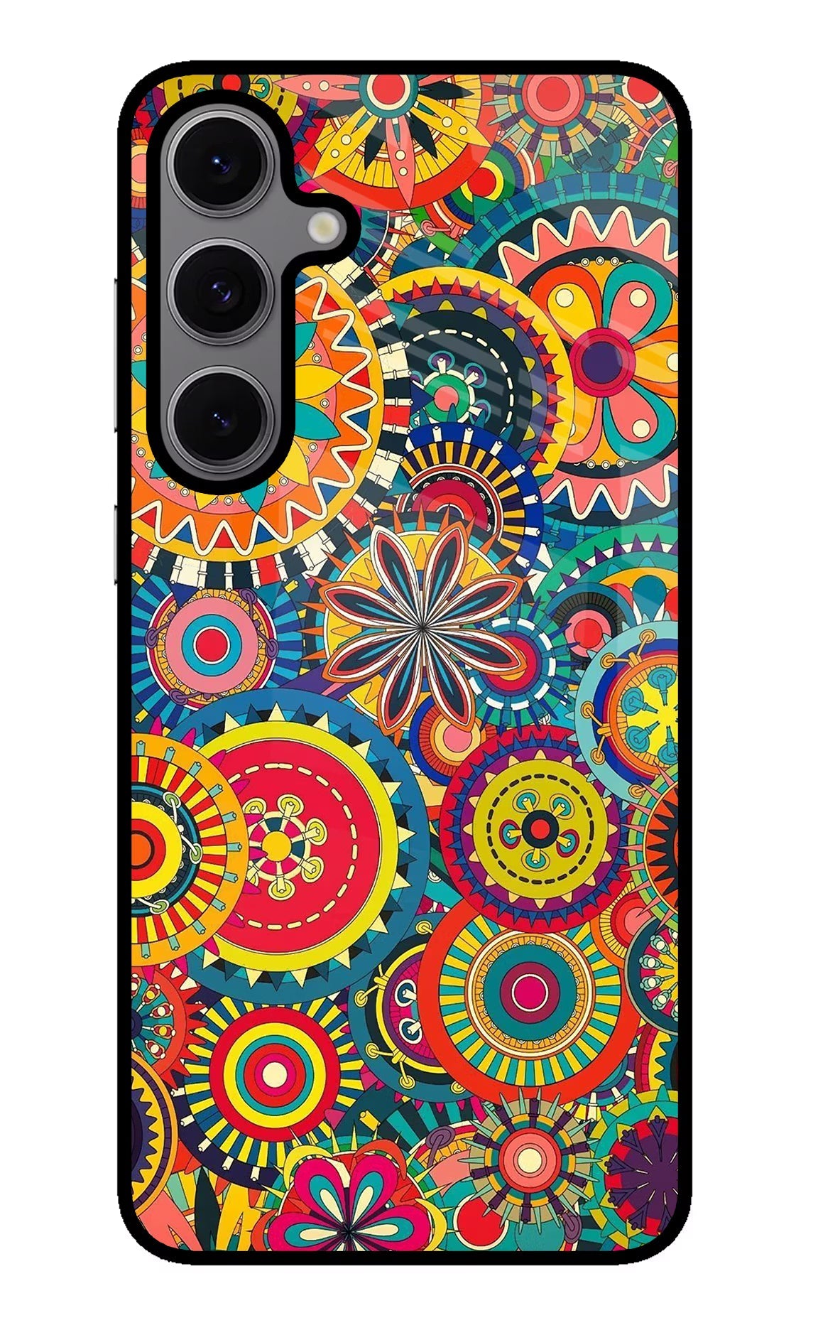 Gol Gol Art Samsung S24 FE 5G Glass Case Back Cover by Casekaro