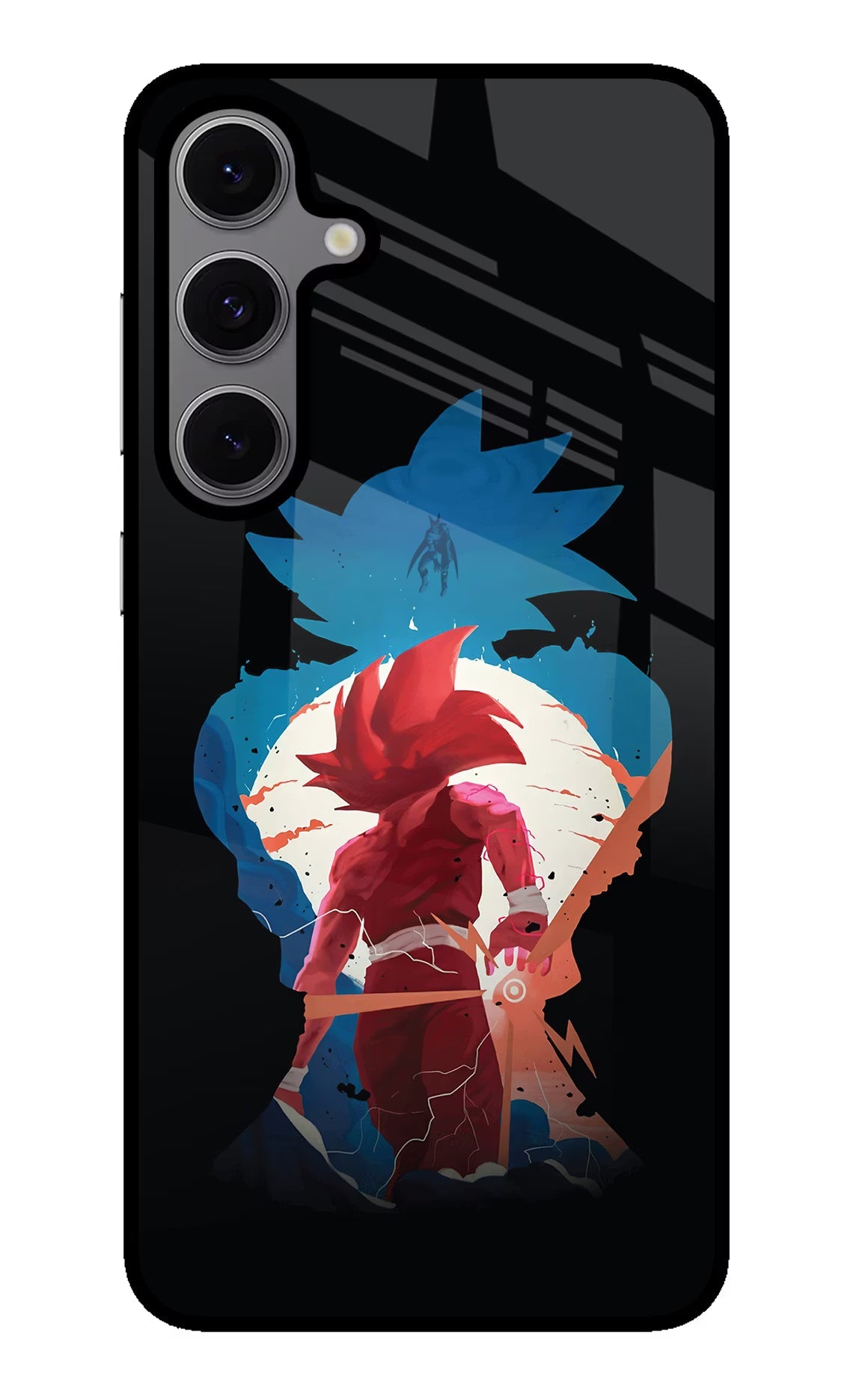 Goku Samsung S24 FE 5G Glass Case Back Cover by Casekaro