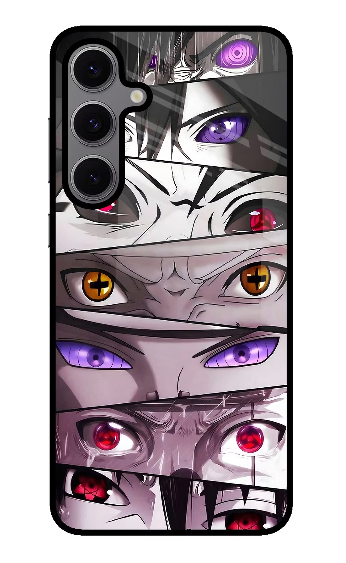 Naruto Anime Samsung S24 FE 5G Glass Case Back Cover by Casekaro