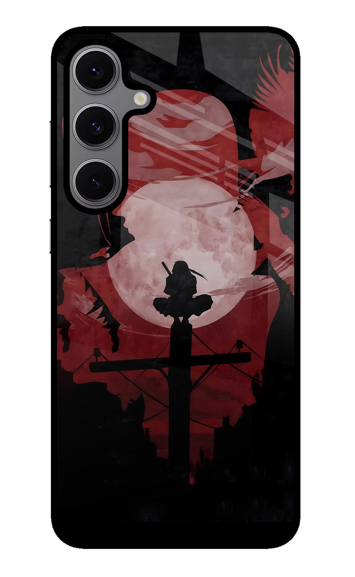 Naruto Anime Samsung S24 FE 5G Glass Case Back Cover by Casekaro