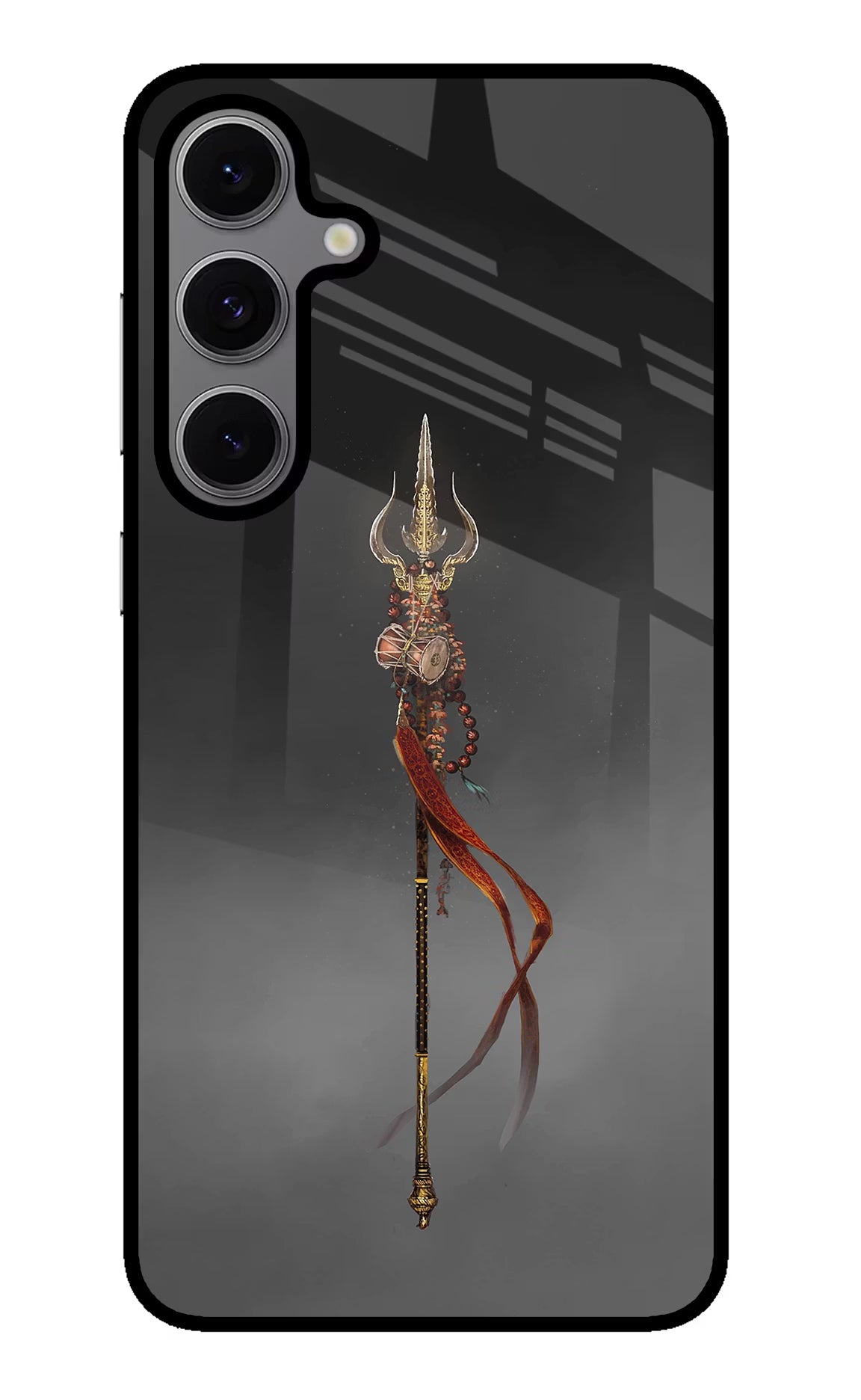 Shiv Trishul Samsung S24 FE 5G Glass Case Back Cover by Casekaro
