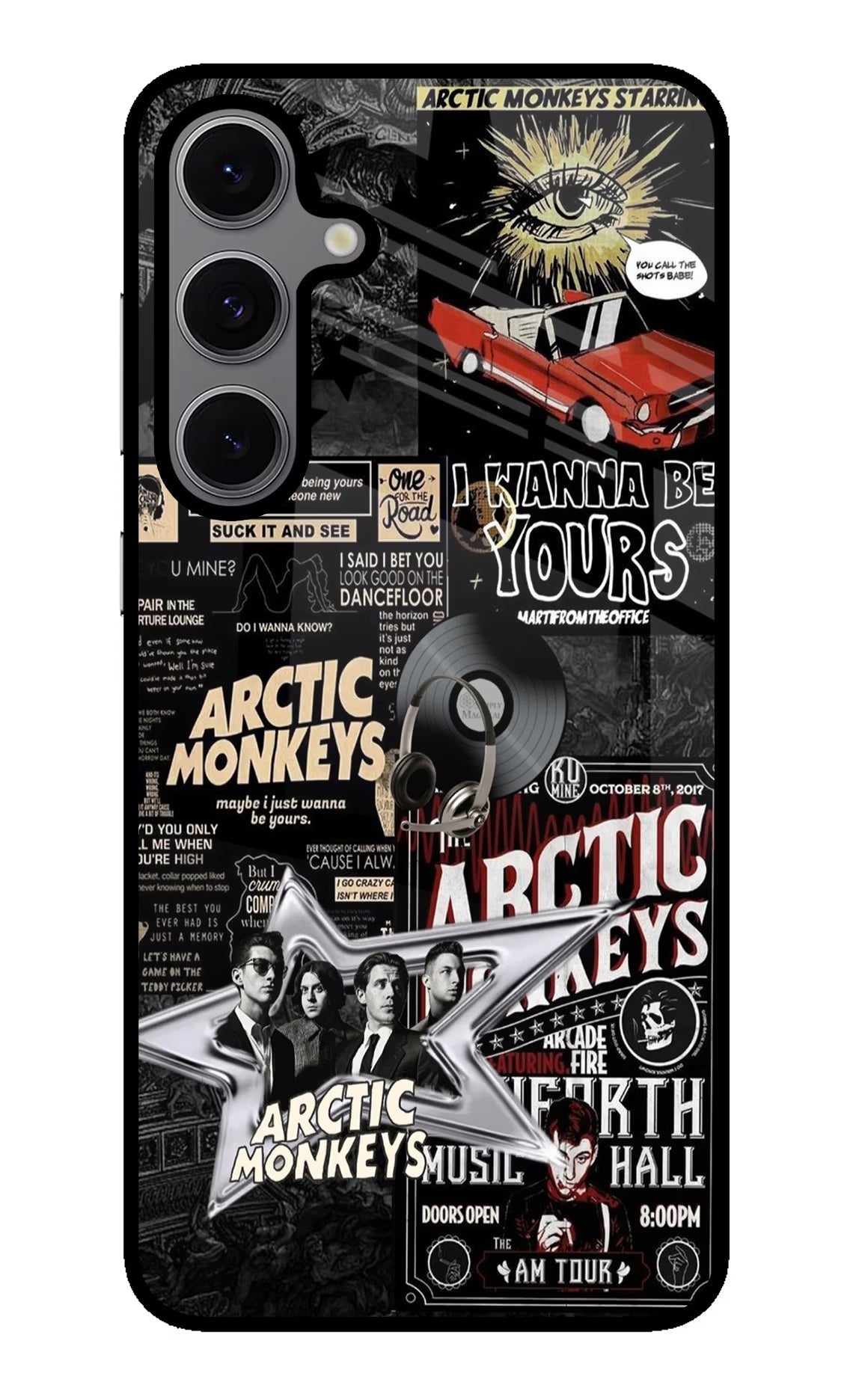 Arctic Monkeys Samsung S24 FE 5G Glass Case Back Cover by Casekaro