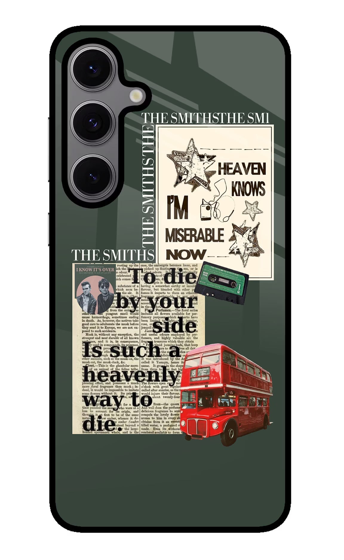 The Smiths Samsung S24 FE 5G Glass Case Back Cover by Casekaro