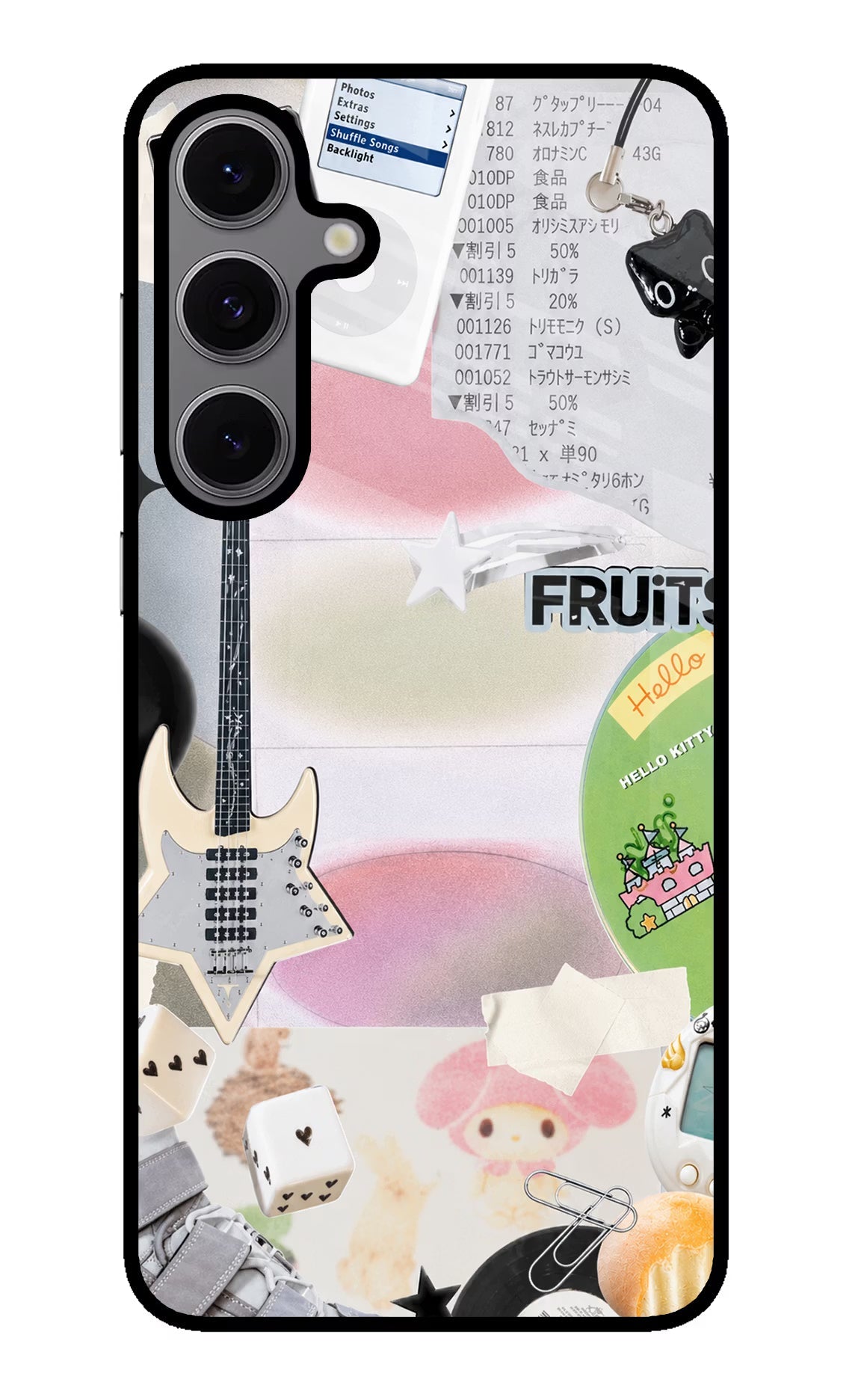Softcore case Samsung S24 FE 5G Glass Case Back Cover by Casekaro