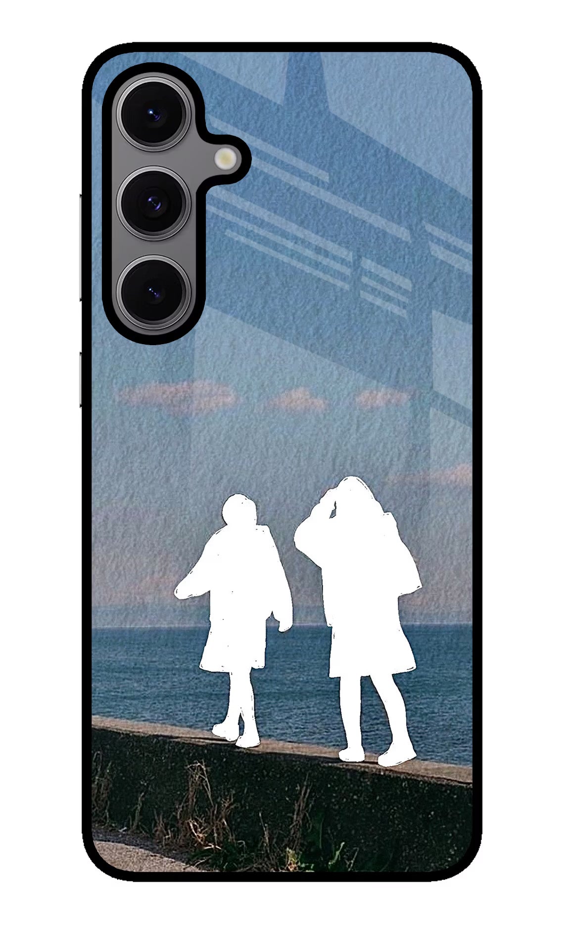 Coastal Dream Samsung S24 FE 5G Glass Case Back Cover by Casekaro