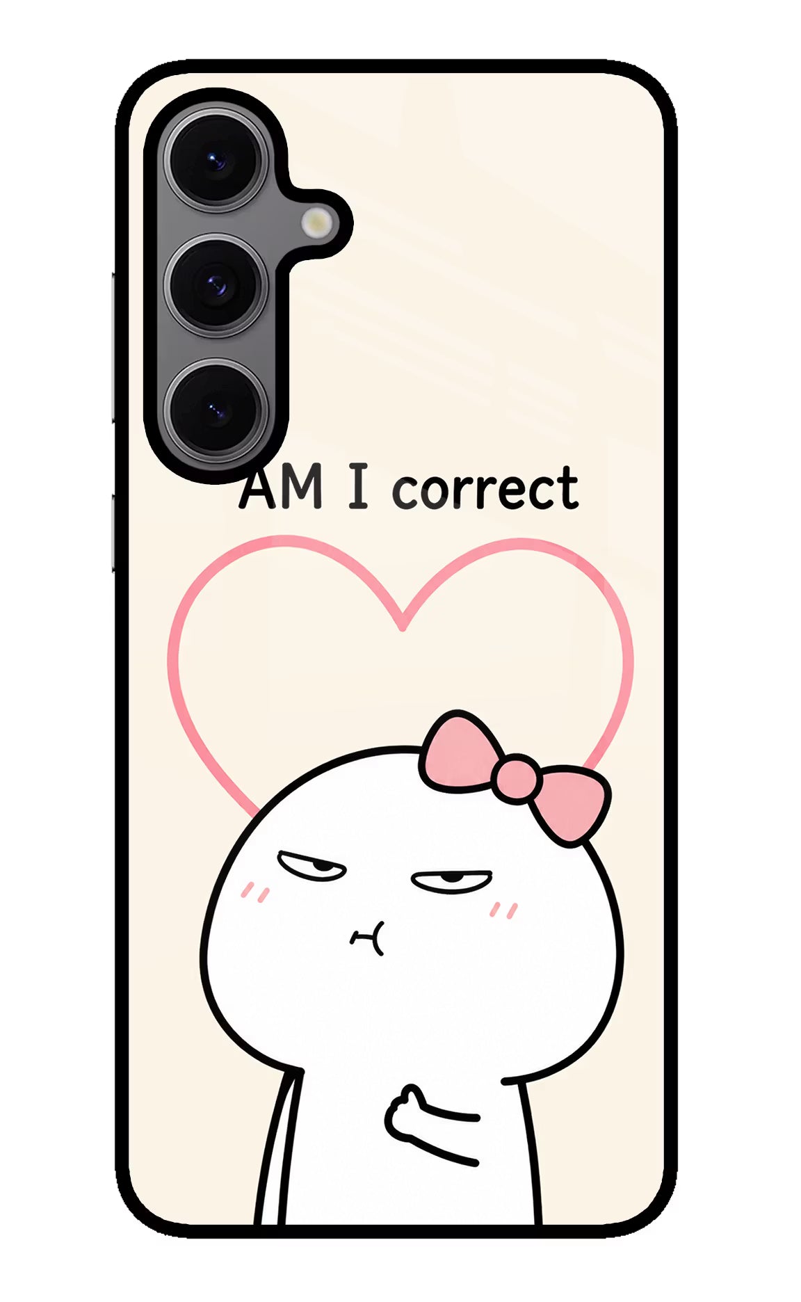 Always Right Samsung S24 FE 5G Glass Case Back Cover by Casekaro