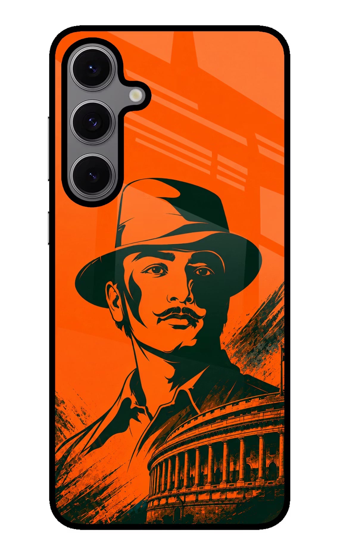 Bhagat Singh Legacy Samsung S24 FE 5G Glass Case Back Cover by Casekaro