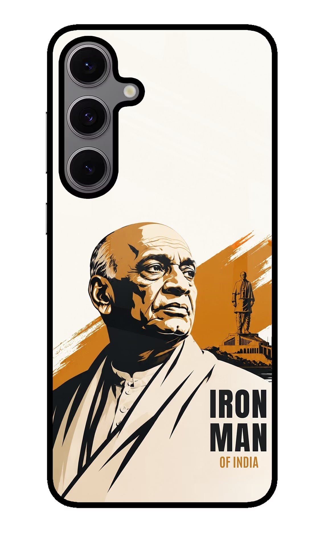 Sardar Patel Iron Will Samsung S24 FE 5G Glass Case Back Cover by Casekaro