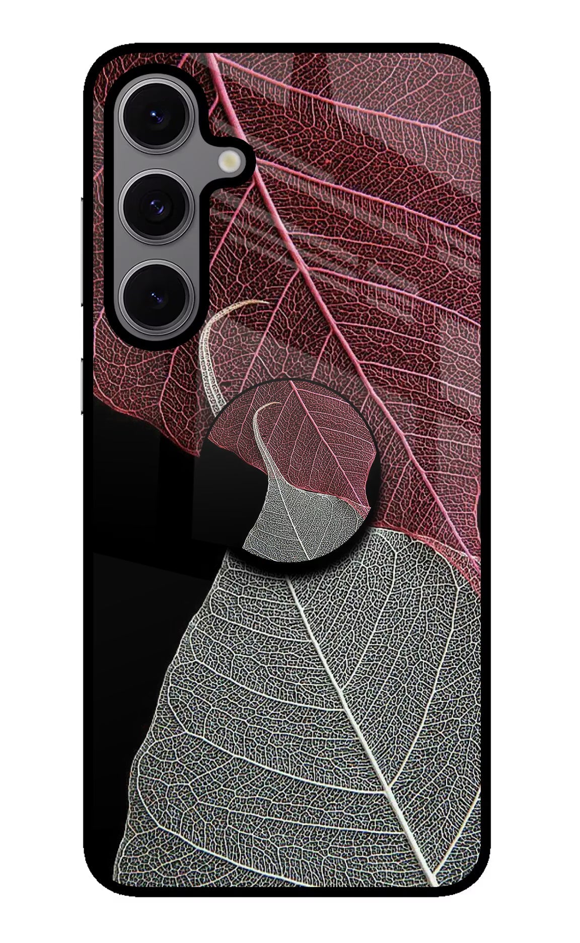 Leaf Pattern Samsung S24 FE 5G Pop Case by Casekaro