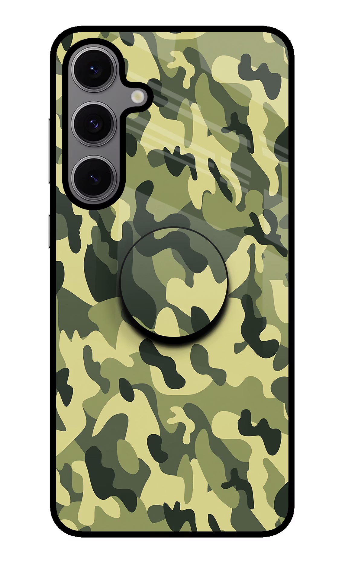Camouflage Samsung S24 FE 5G Pop Case by Casekaro