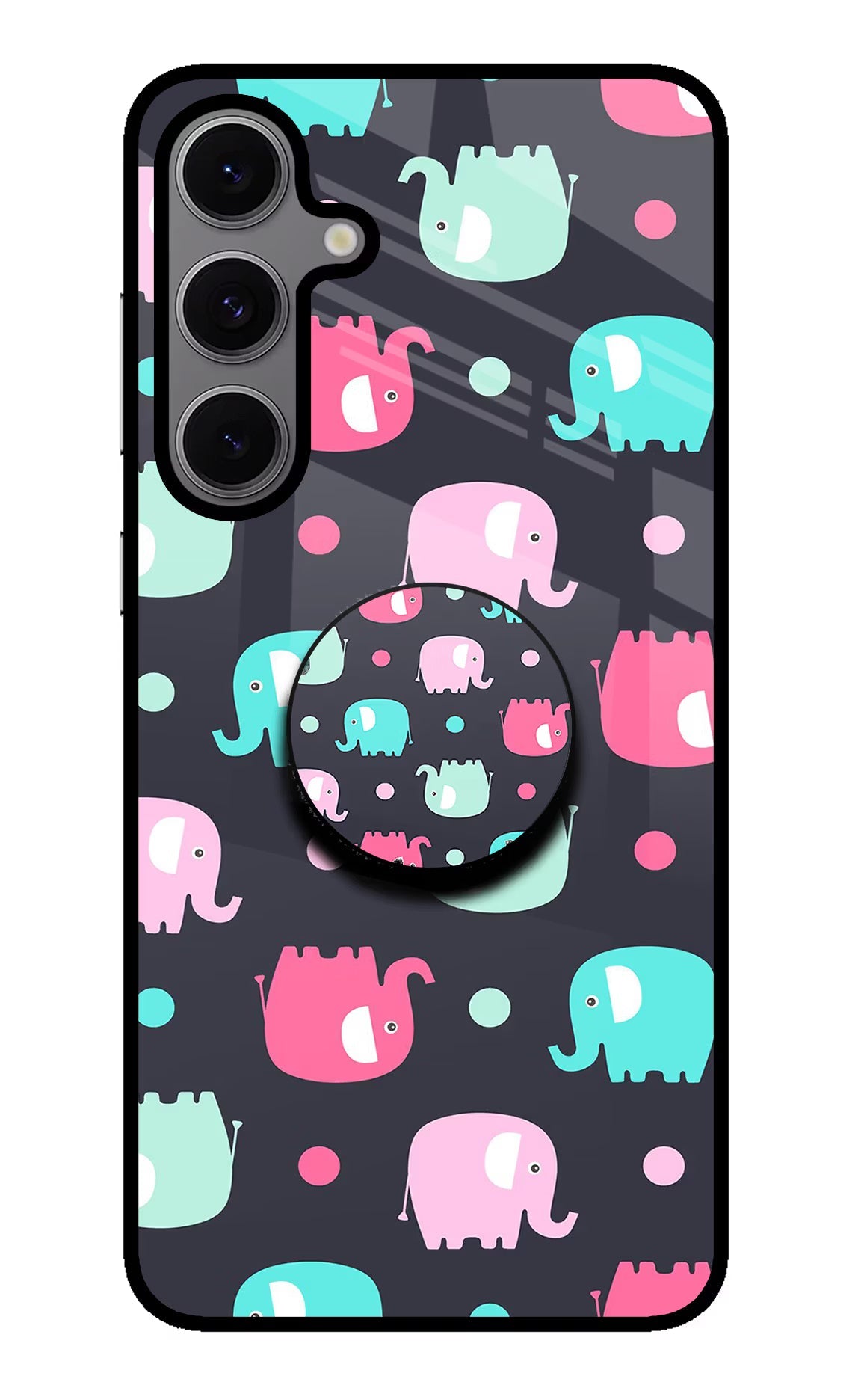 Baby Elephants Samsung S24 FE 5G Pop Case by Casekaro