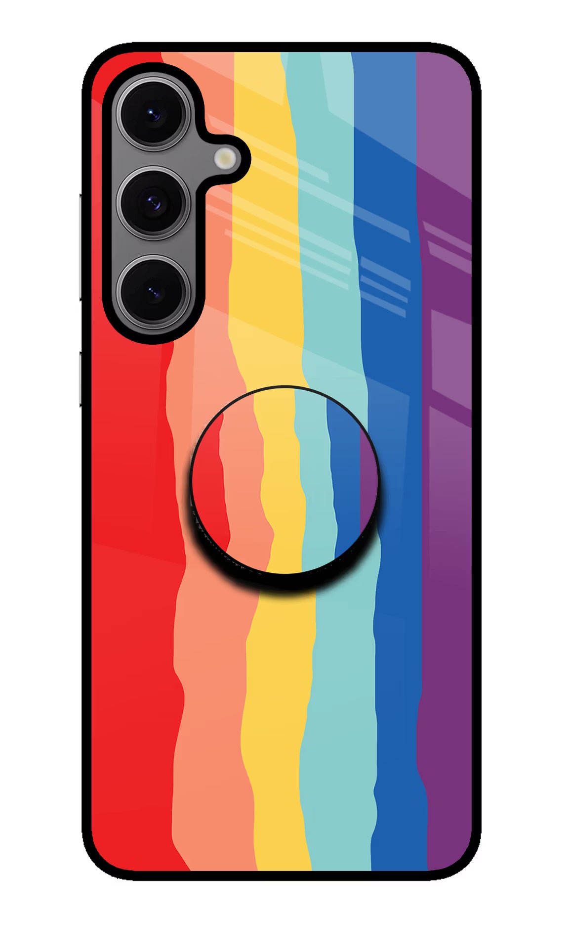 Rainbow Samsung S24 FE 5G Pop Case by Casekaro